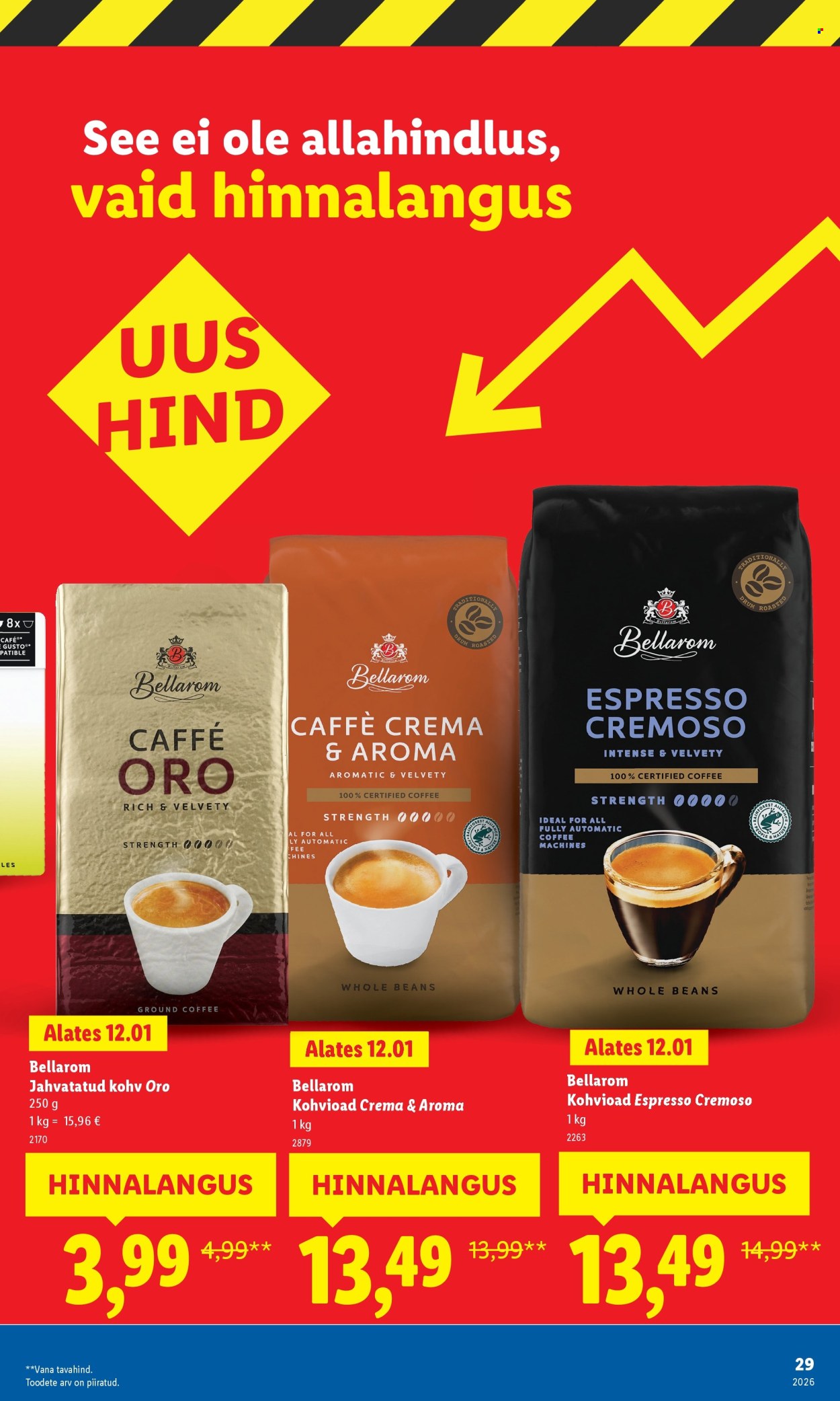 Lidl kliendileht - Suur hinnalangus