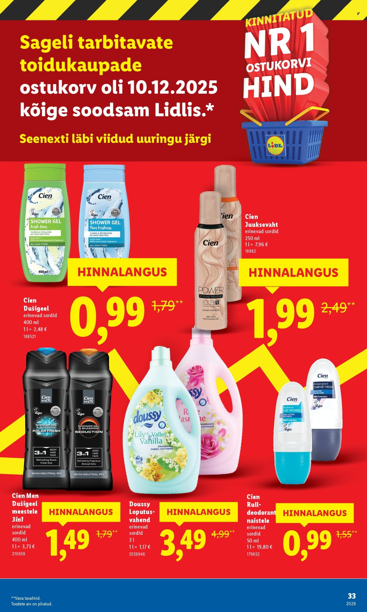 Lidl kliendileht - Suur hinnalangus