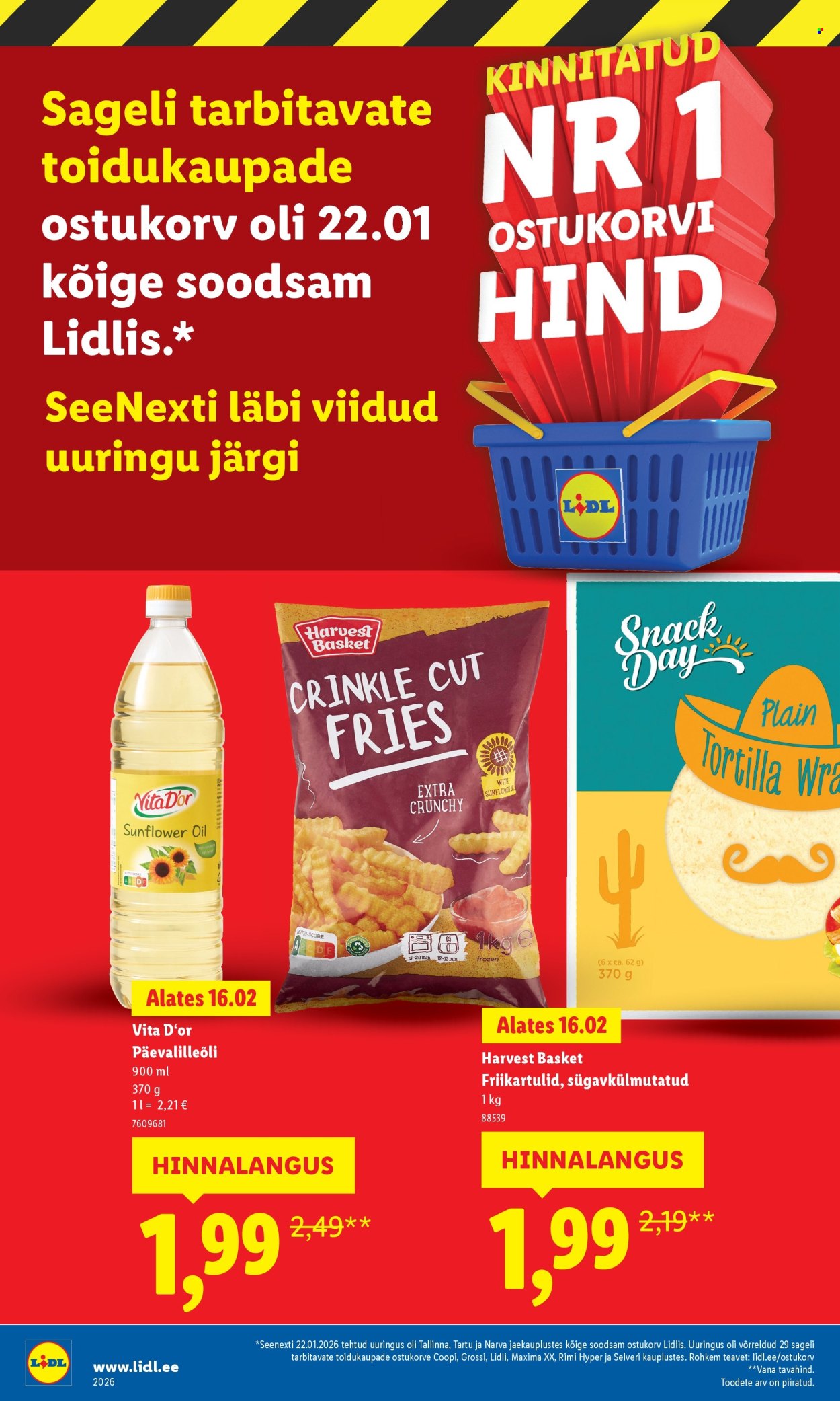Lidl kliendileht - Suur hinnalangus