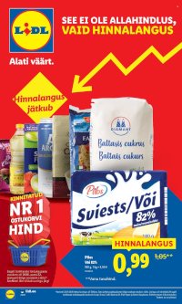 Lidl kliendileht - Suur hinnalangus