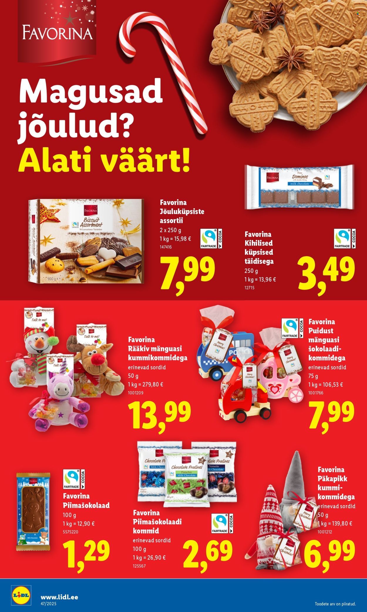 Lidl kliendileht - Nädalalõpu pakkumised (20.11 - 23.11.2025)