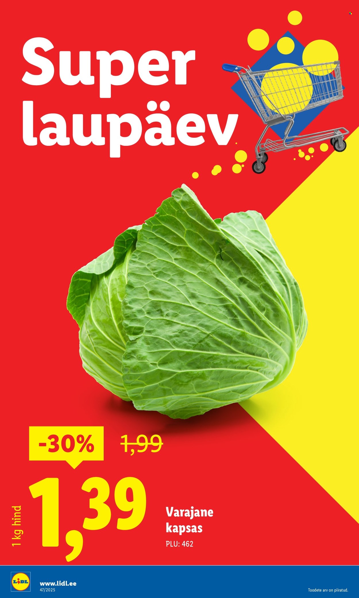 Lidl kliendileht - Nädalalõpu pakkumised (20.11 - 23.11.2025)