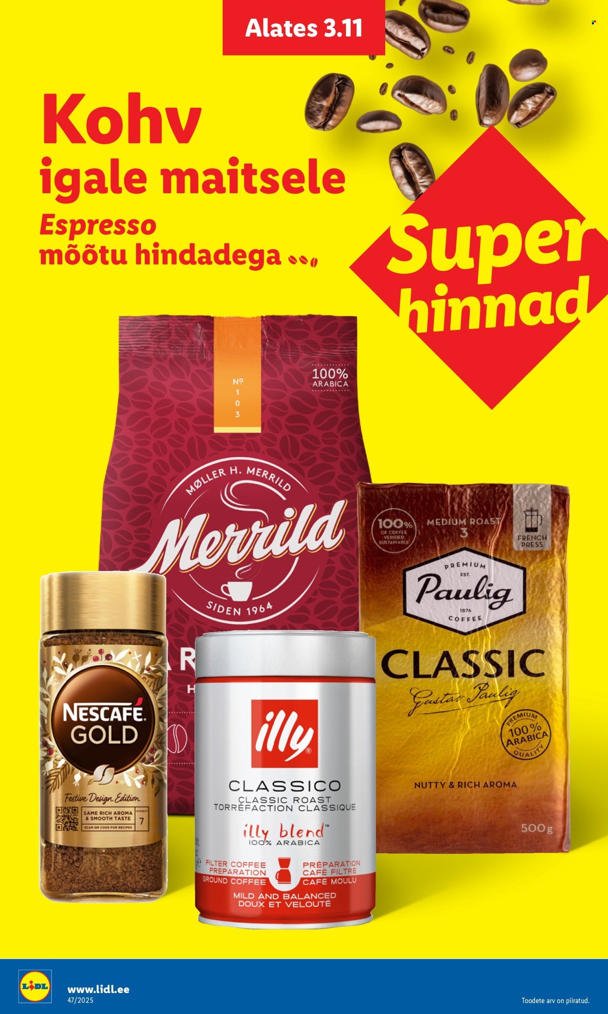 Lidl kliendileht - Nädalalõpu pakkumised (20.11 - 23.11.2025)