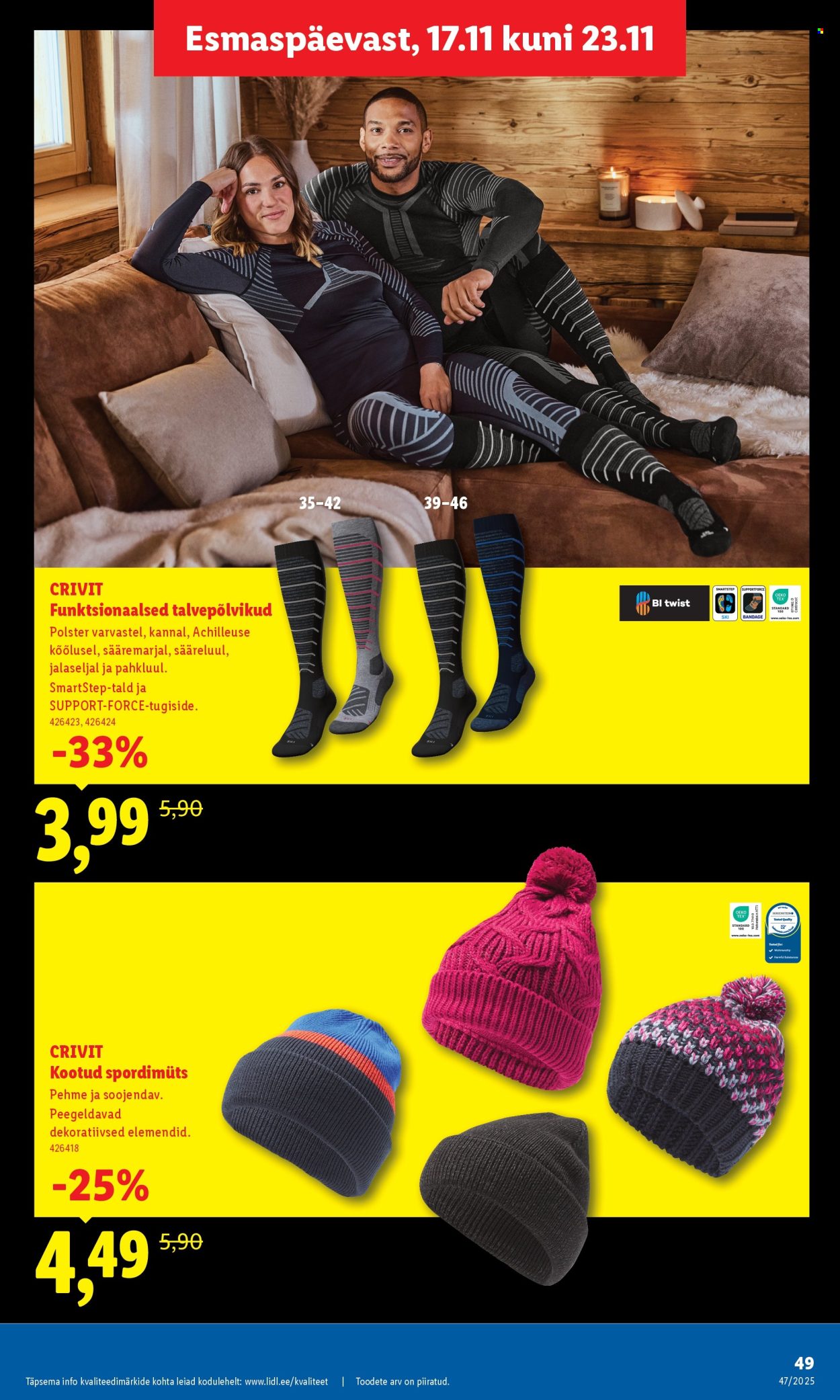 Lidl kliendileht - Nädalalõpu pakkumised (20.11 - 23.11.2025)