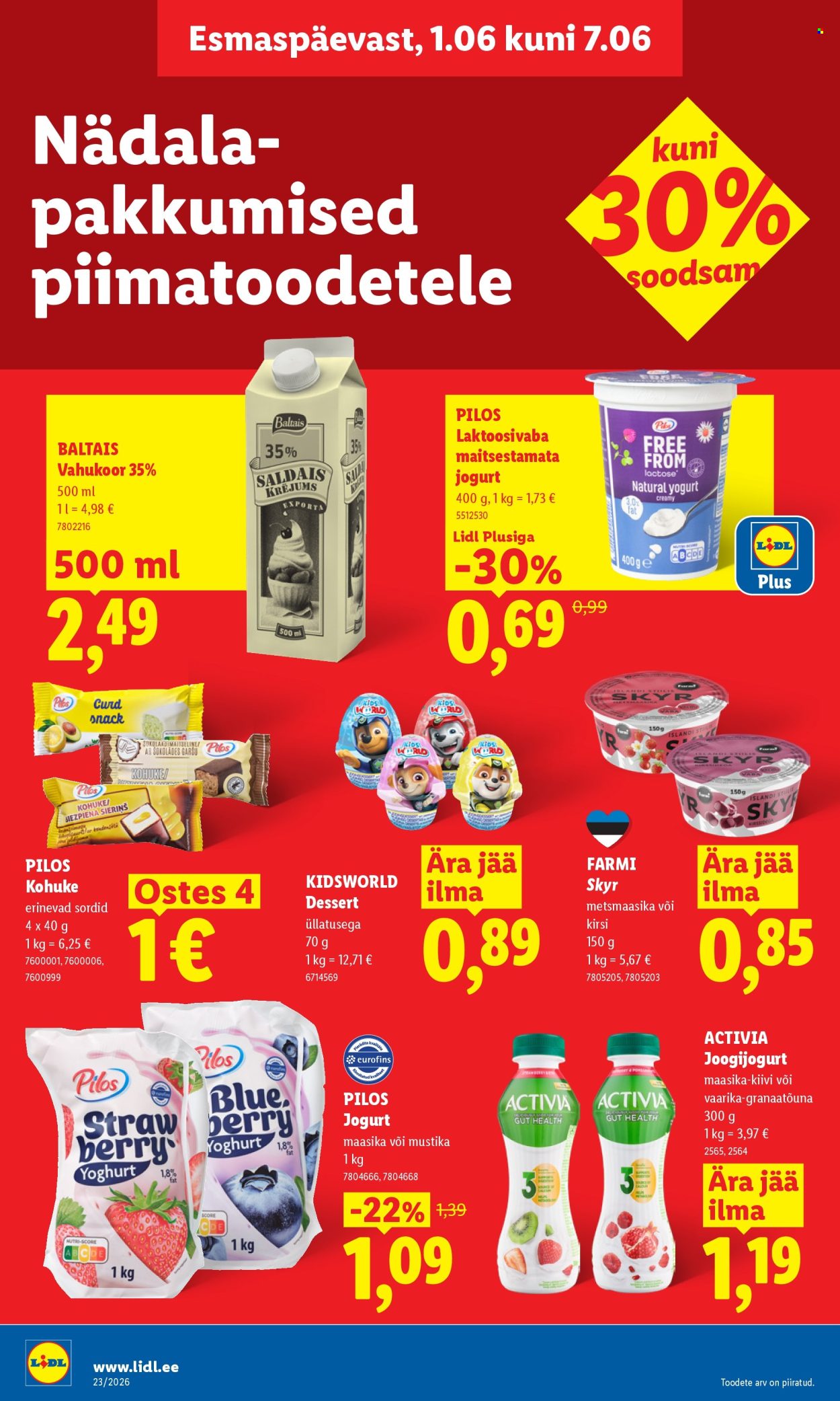 Lidl kliendileht - Kliendileht (1.06 - 7.06.2026)