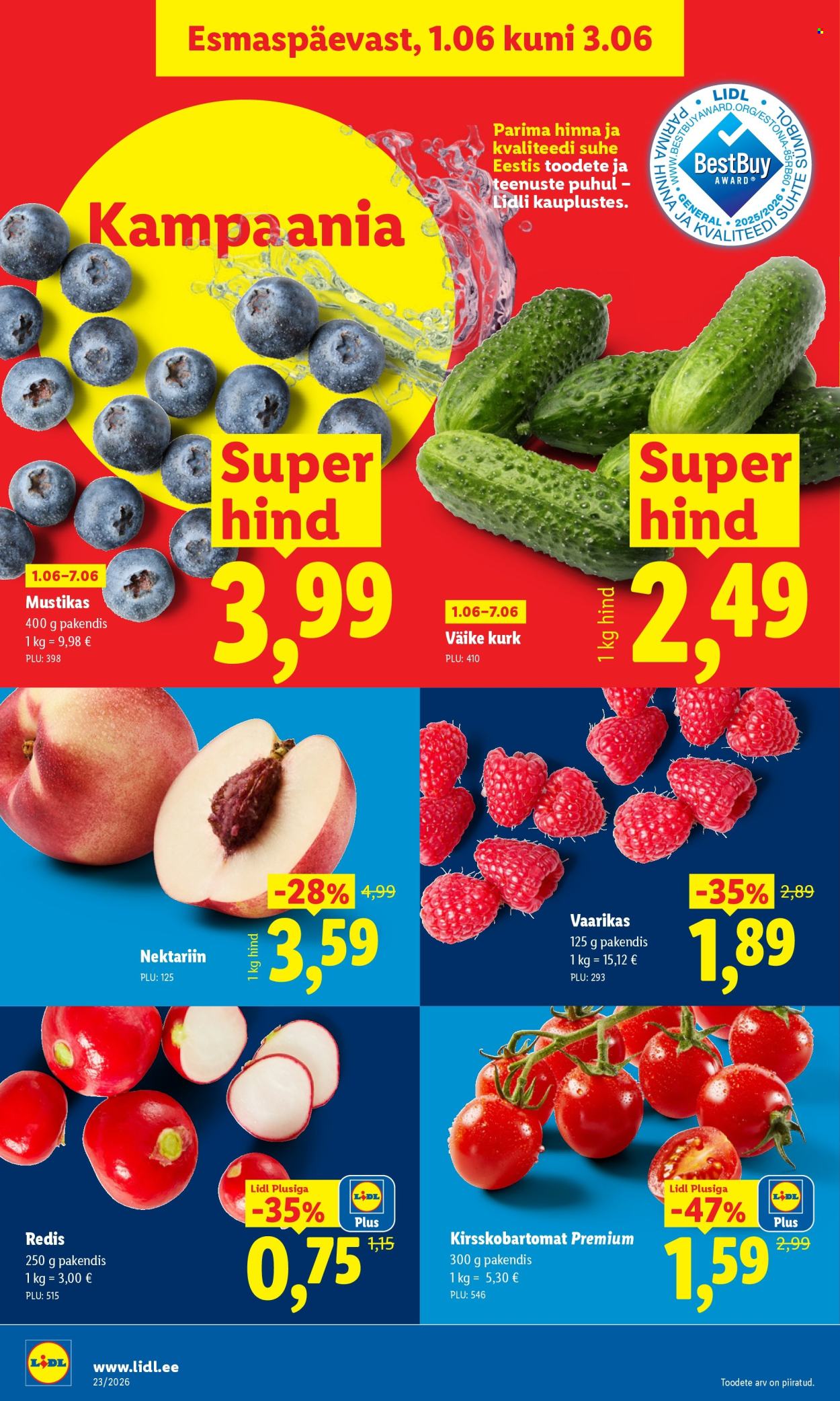 Lidl kliendileht - Kliendileht (1.06 - 7.06.2026)