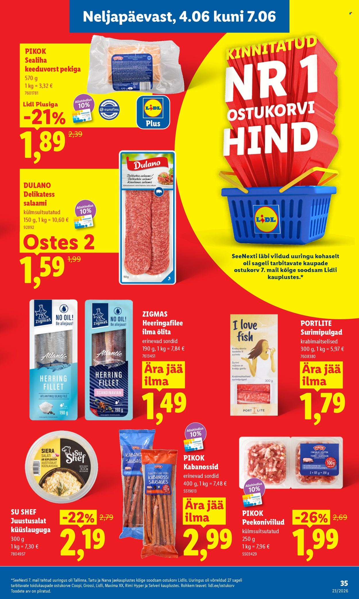 Lidl kliendileht - Kliendileht (1.06 - 7.06.2026)