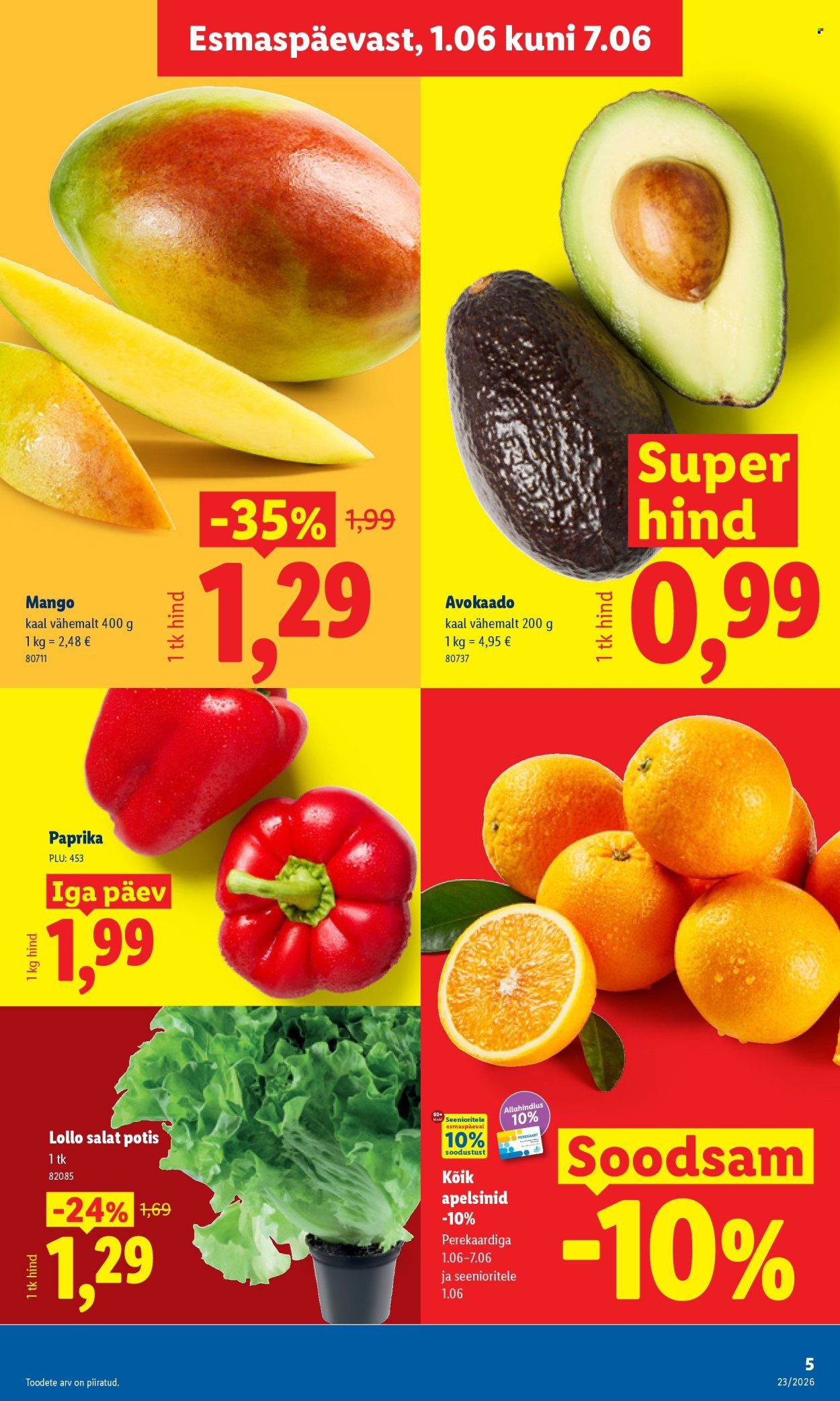 Lidl kliendileht - Kliendileht (1.06 - 7.06.2026)