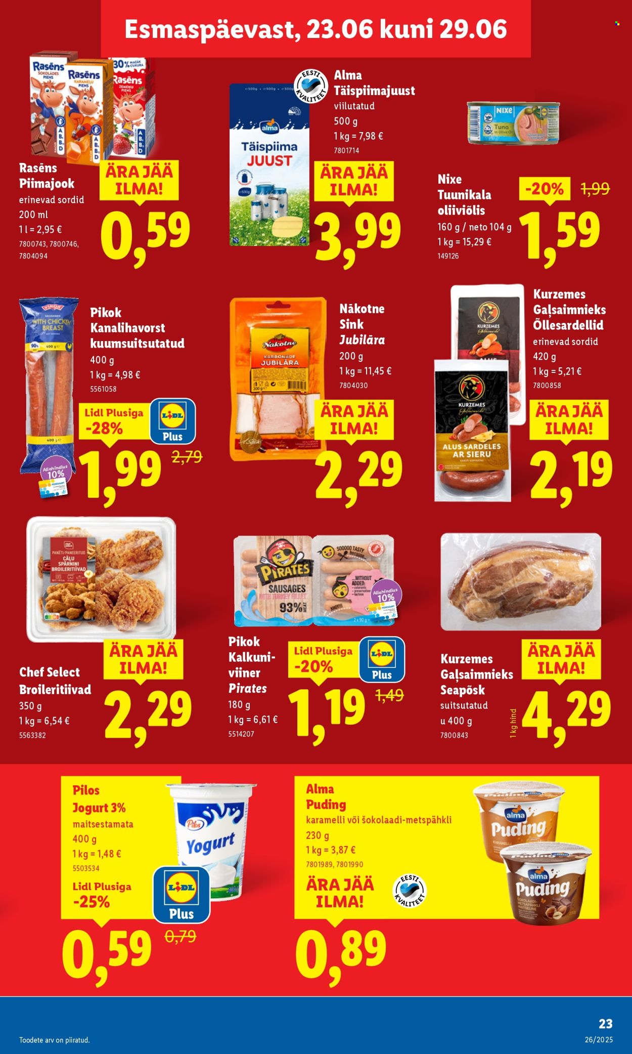 Lidl kliendileht - Kliendileht (23.06 - 29.06.2025)