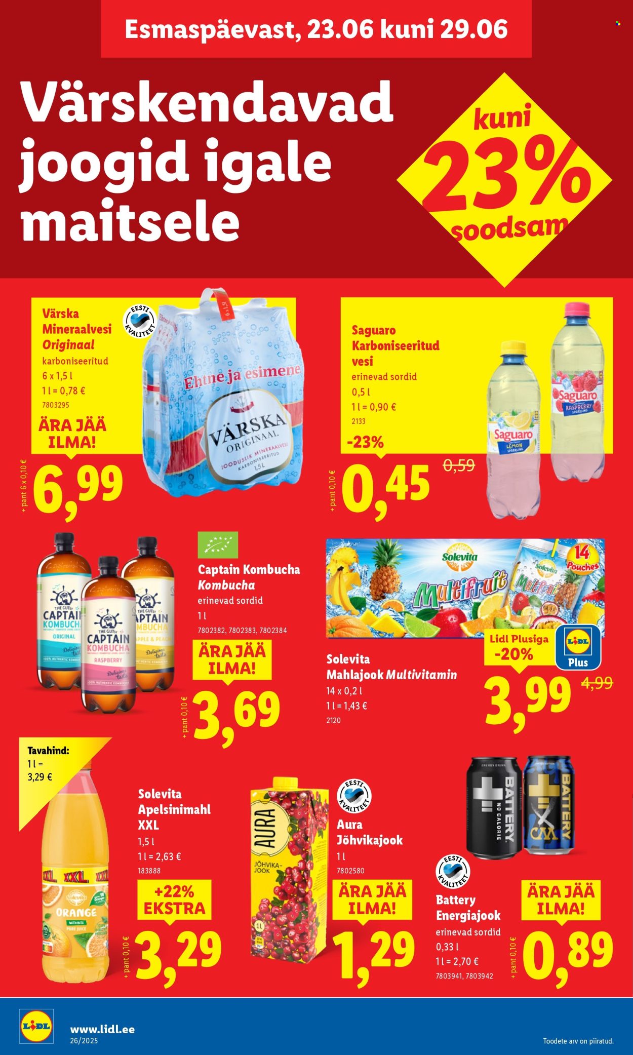 Lidl kliendileht - Kliendileht (23.06 - 29.06.2025)