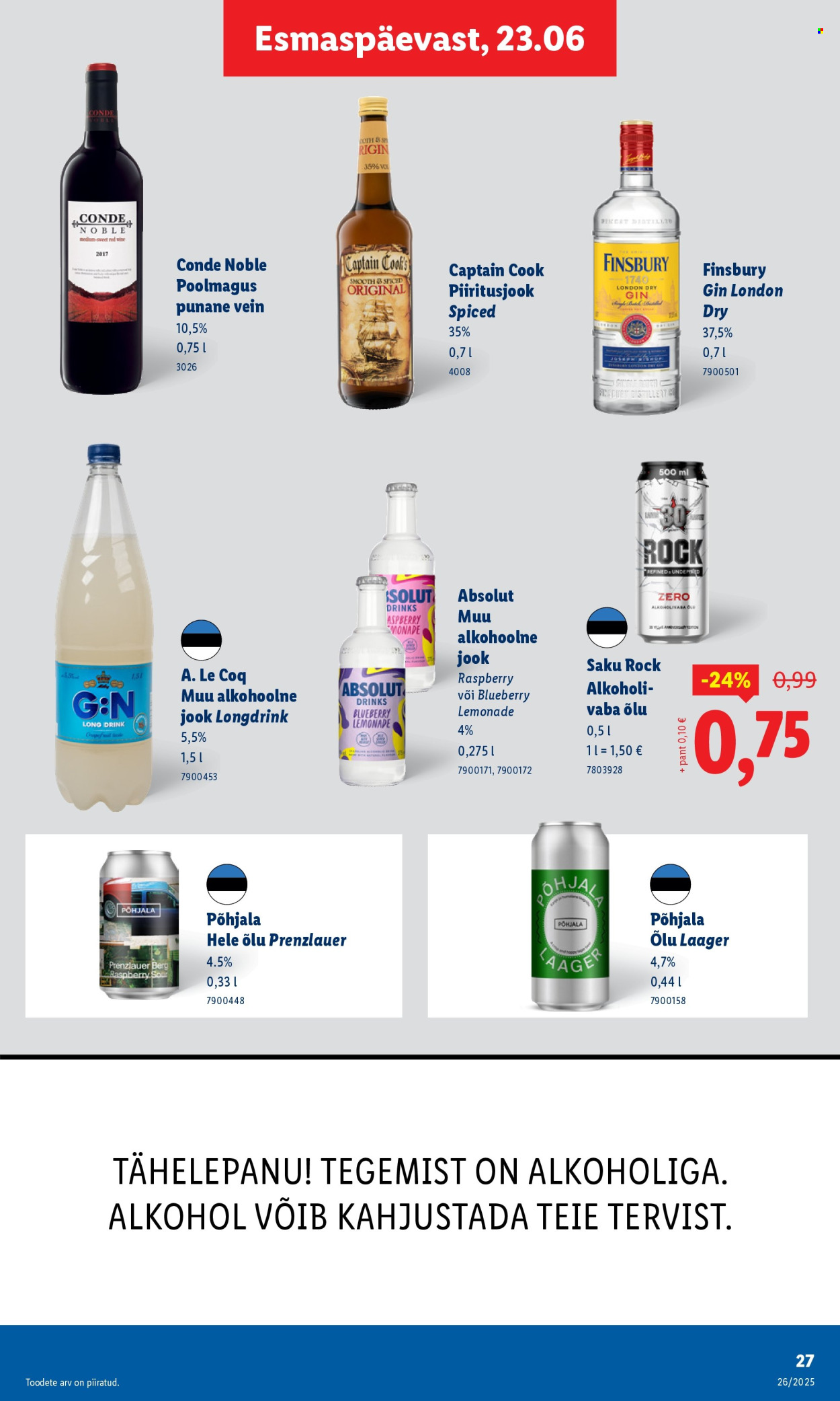 Lidl kliendileht - Kliendileht (23.06 - 29.06.2025)