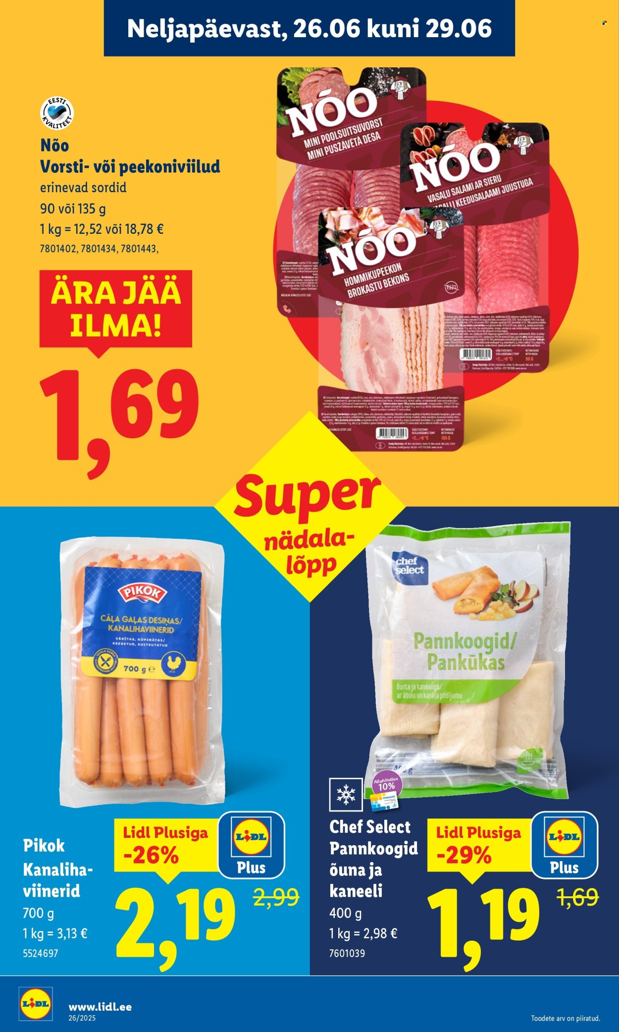 Lidl kliendileht - Kliendileht (23.06 - 29.06.2025)
