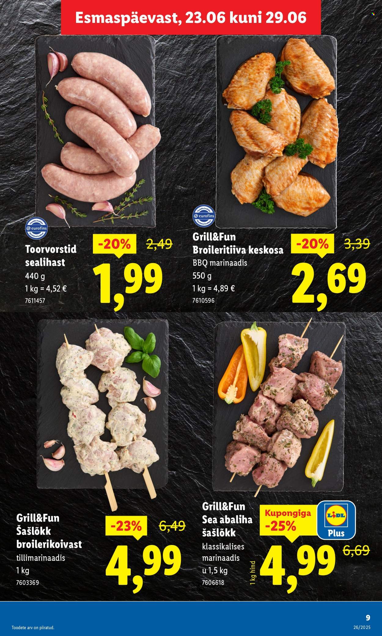 Lidl kliendileht - Kliendileht (23.06 - 29.06.2025)