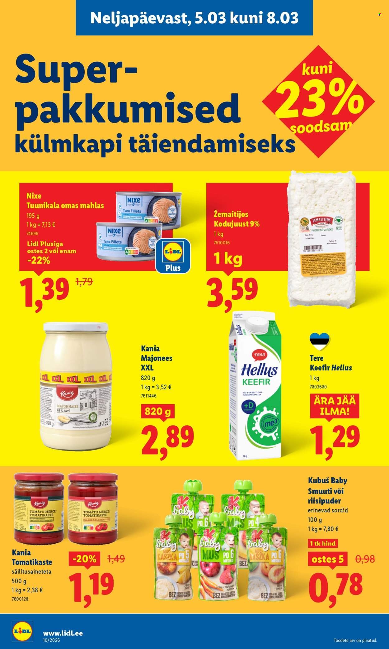 Lidl kliendileht - Kliendileht (2.03 - 8.03.2026)