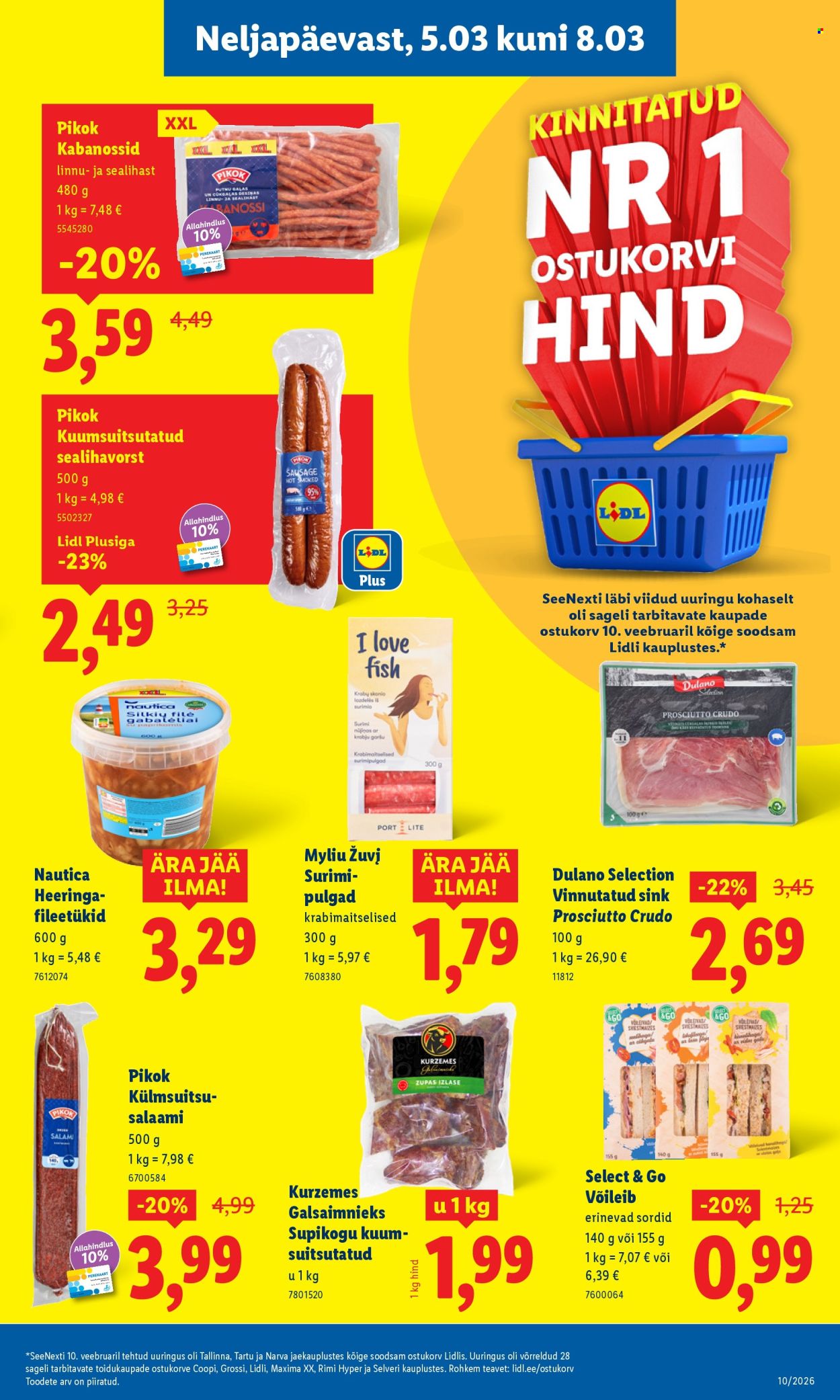 Lidl kliendileht - Kliendileht (2.03 - 8.03.2026)