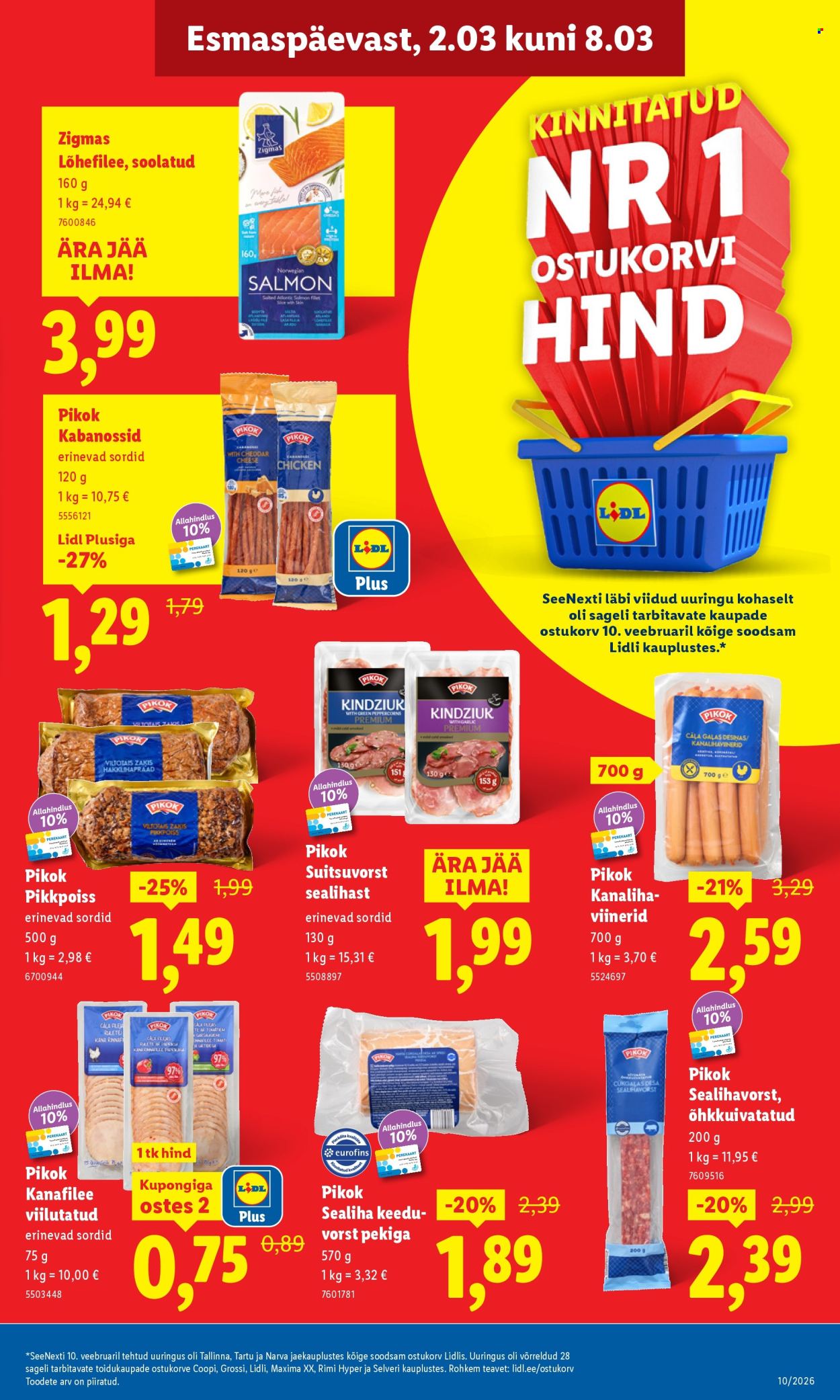 Lidl kliendileht - Kliendileht (2.03 - 8.03.2026)