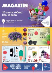 Magaziin kliendileht - Sünnipäevakuu pidulikud pakkumised (30.04 - 3.06.2026)