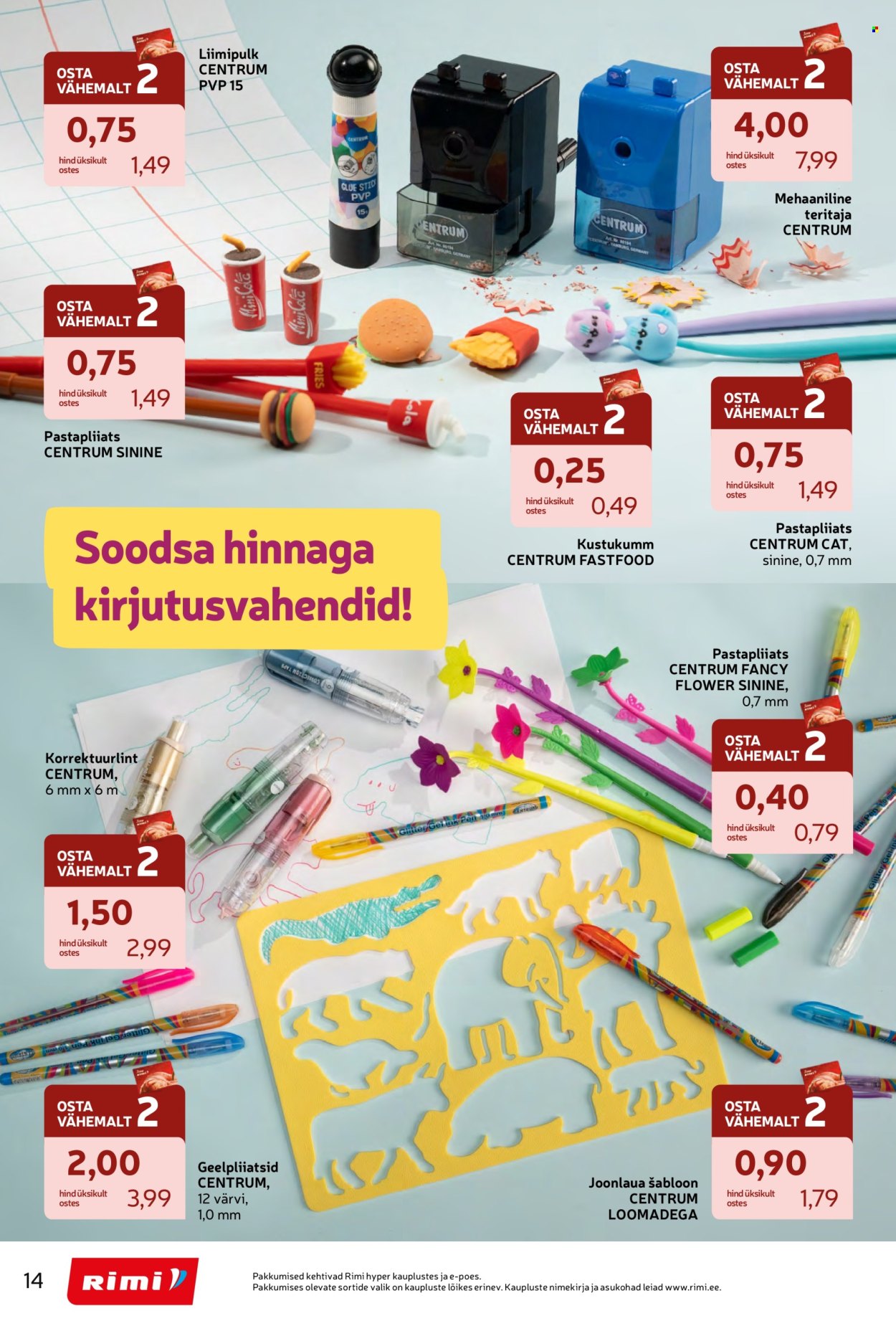 Rimi kliendileht - Tagasi kooli! (28.07 - 7.09.2026)