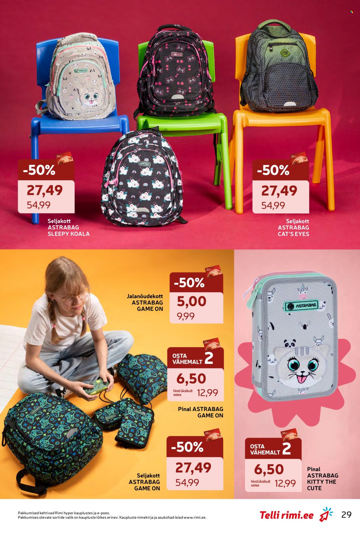 Rimi kliendileht - Tagasi kooli! (28.07 - 7.09.2026)