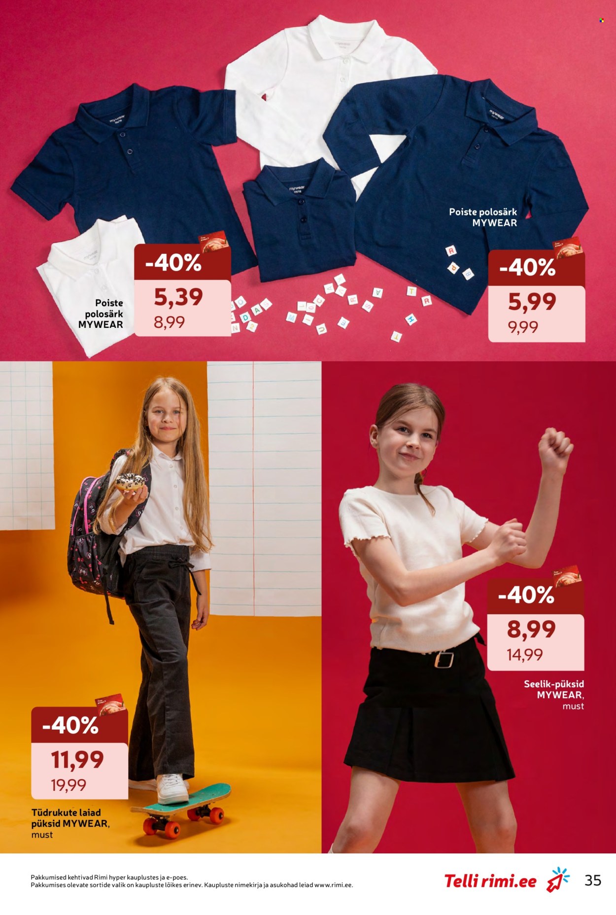 Rimi kliendileht - Tagasi kooli! (28.07 - 7.09.2026)