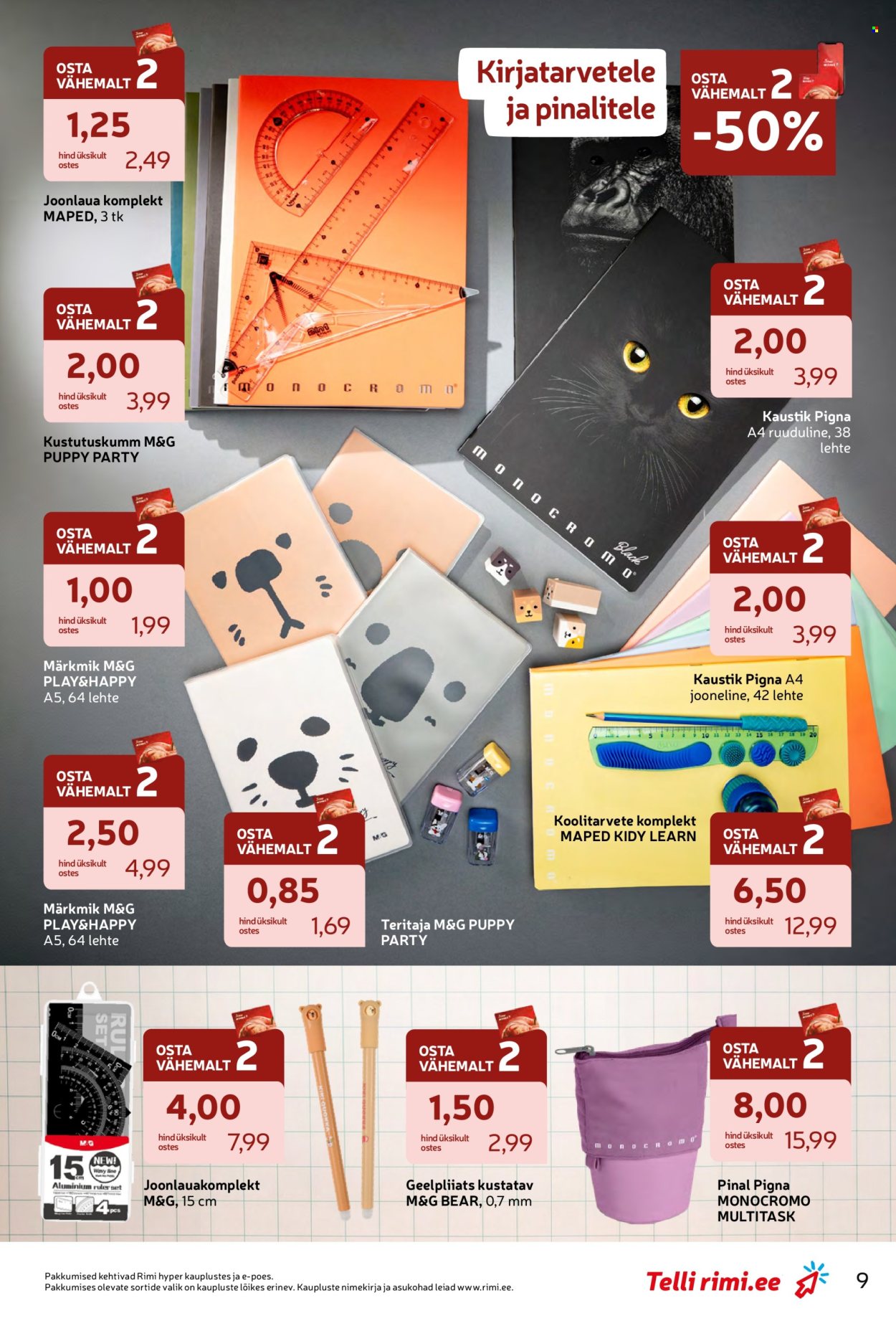 Rimi kliendileht - Tagasi kooli! (28.07 - 7.09.2026)