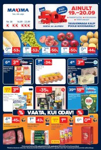 Maxima kliendileht - Maxima kliendileht nr. 38 (16.09 - 22.09.2025)