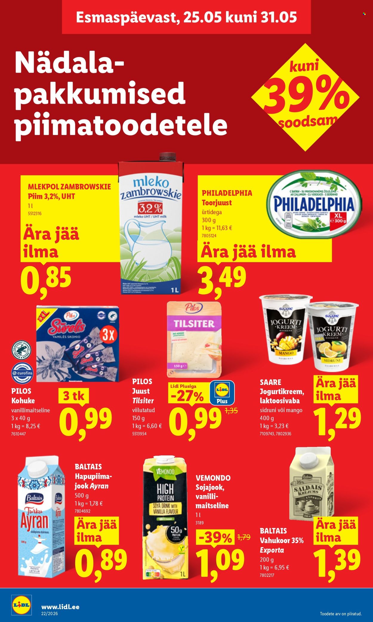 Lidl kliendileht - Kliendileht (25.05 - 31.05.2026)