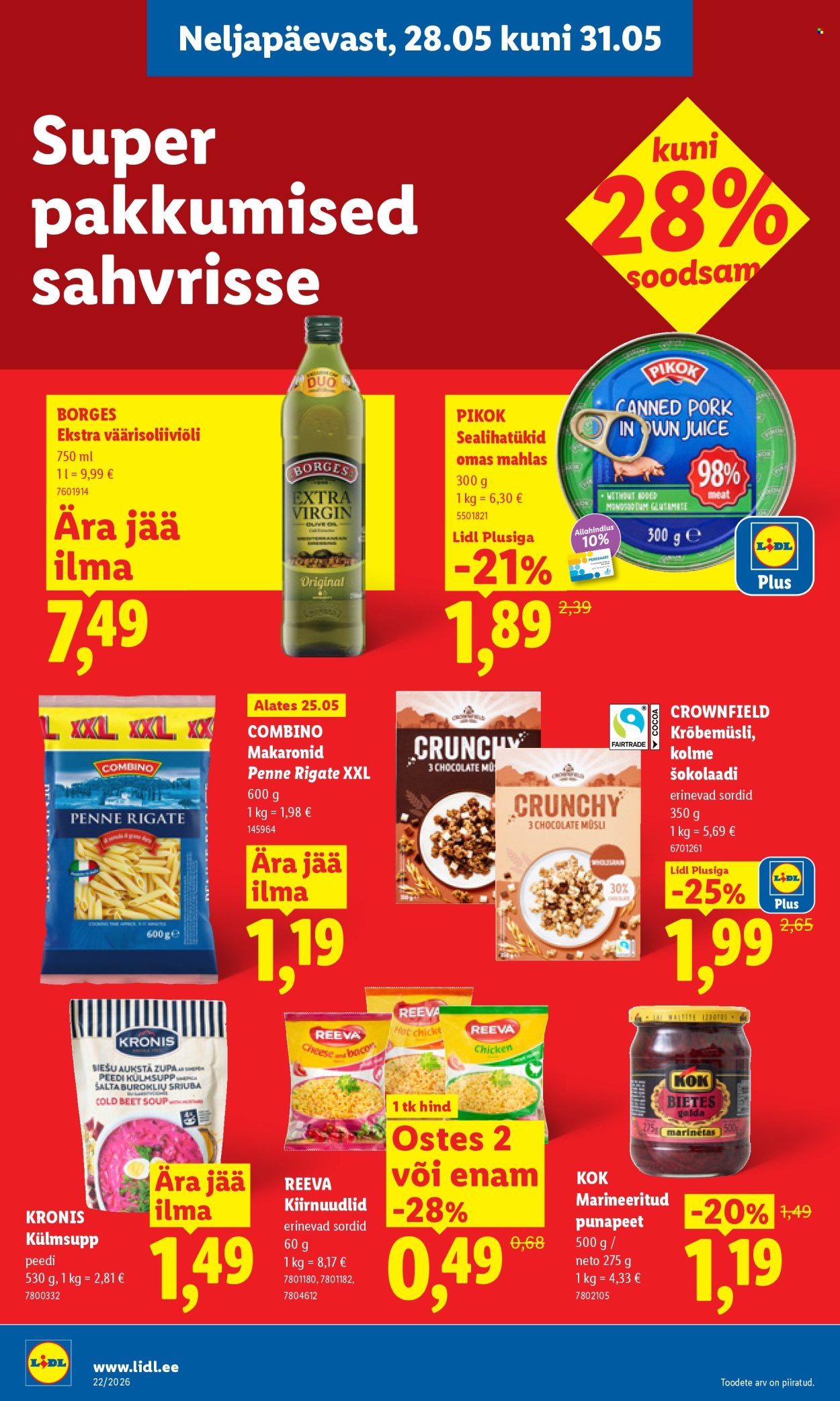 Lidl kliendileht - Kliendileht (25.05 - 31.05.2026)