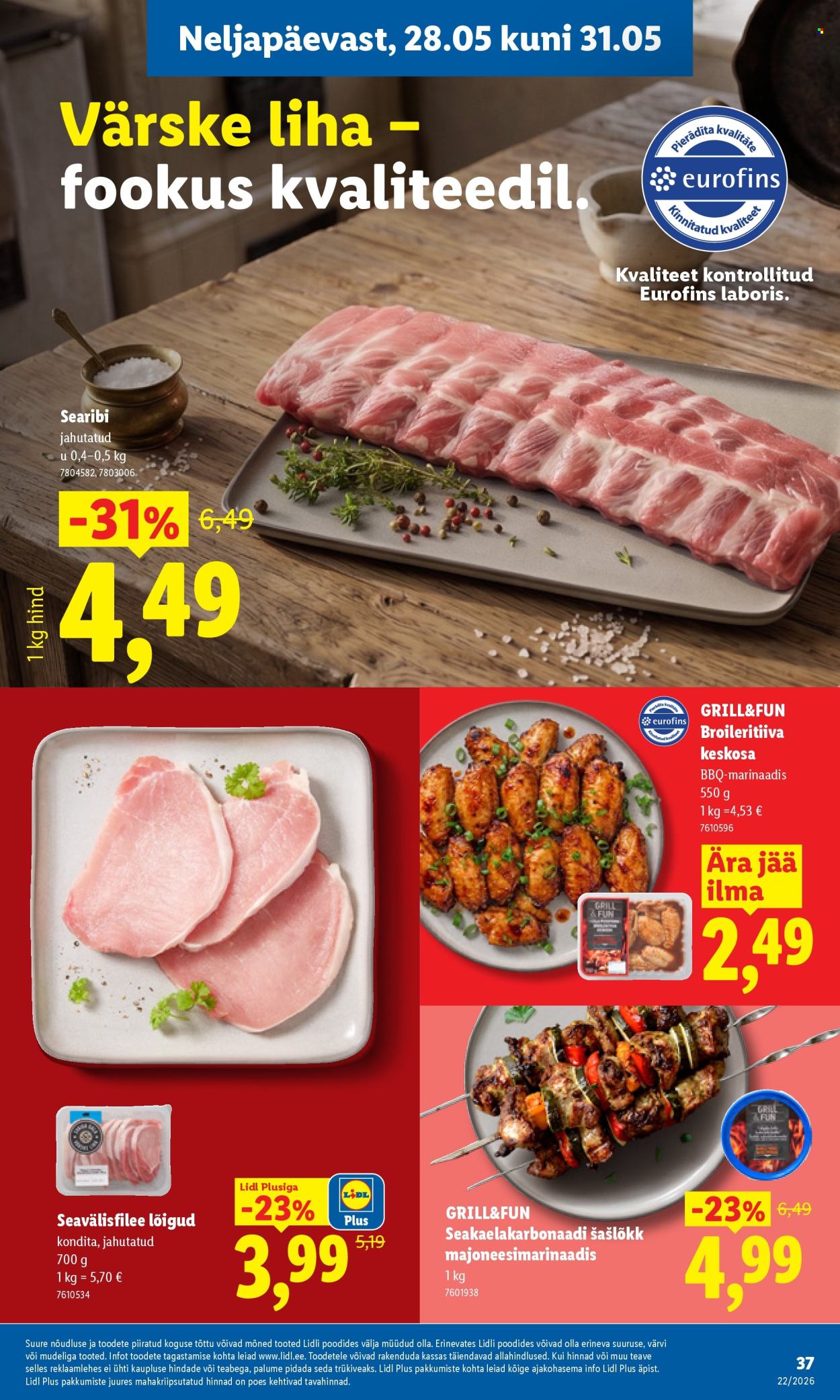 Lidl kliendileht - Kliendileht (25.05 - 31.05.2026)