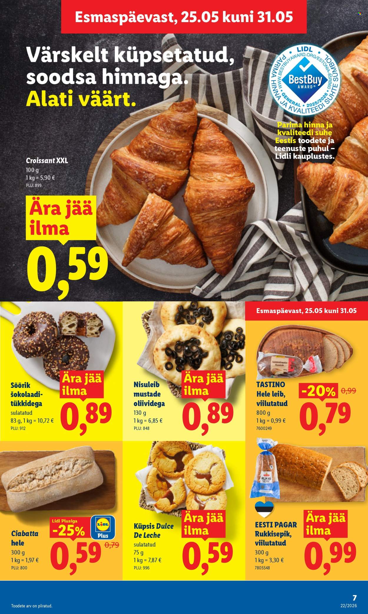 Lidl kliendileht - Kliendileht (25.05 - 31.05.2026)