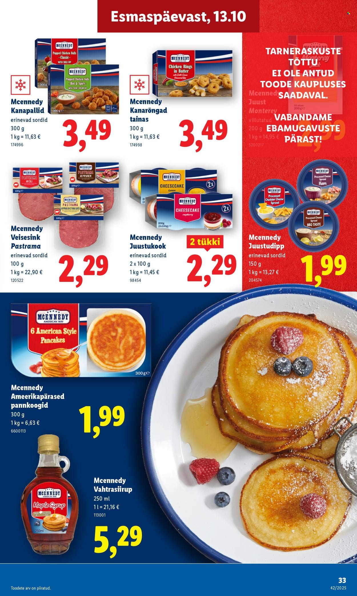 Lidl kliendileht - Nädalalõpu pakkumised (16.10 - 19.10.2025)