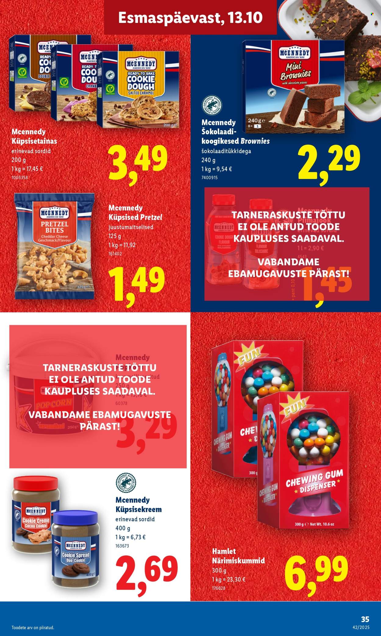 Lidl kliendileht - Nädalalõpu pakkumised (16.10 - 19.10.2025)