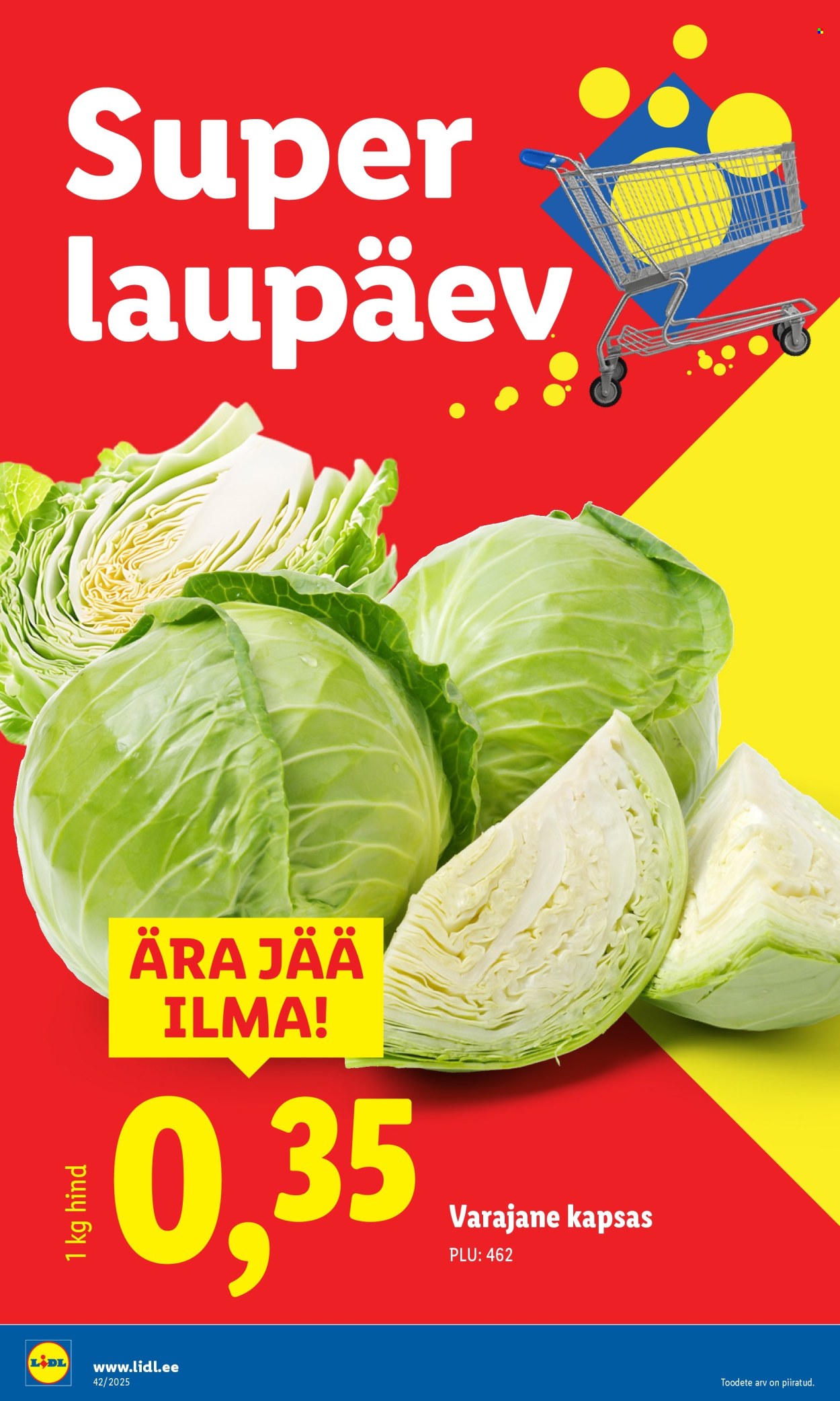 Lidl kliendileht - Nädalalõpu pakkumised (16.10 - 19.10.2025)