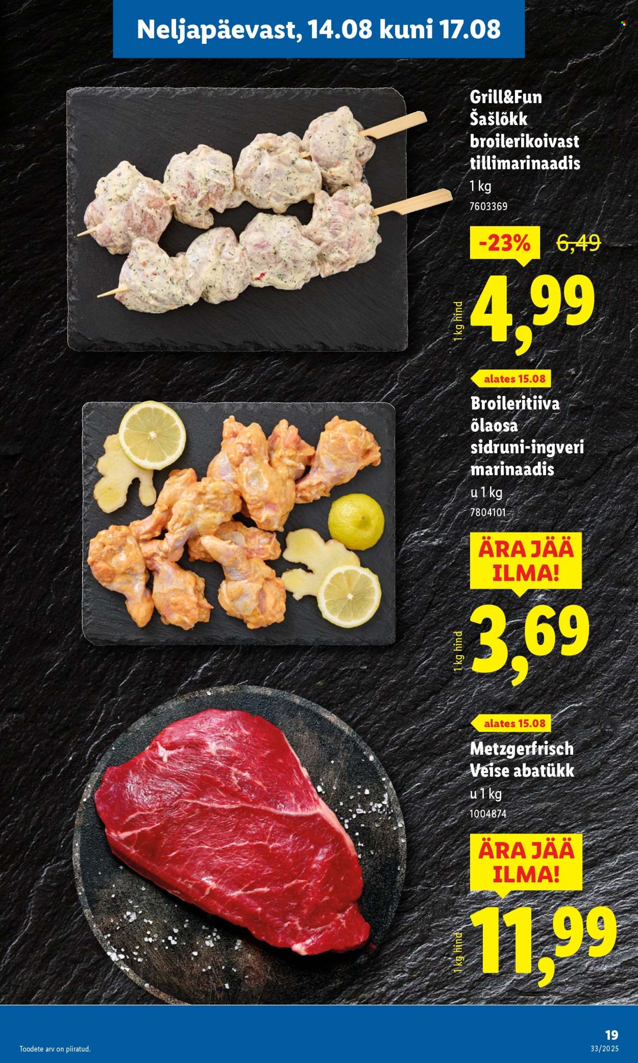 Lidl kliendileht - Kliendileht (14.08 - 17.08.2025)