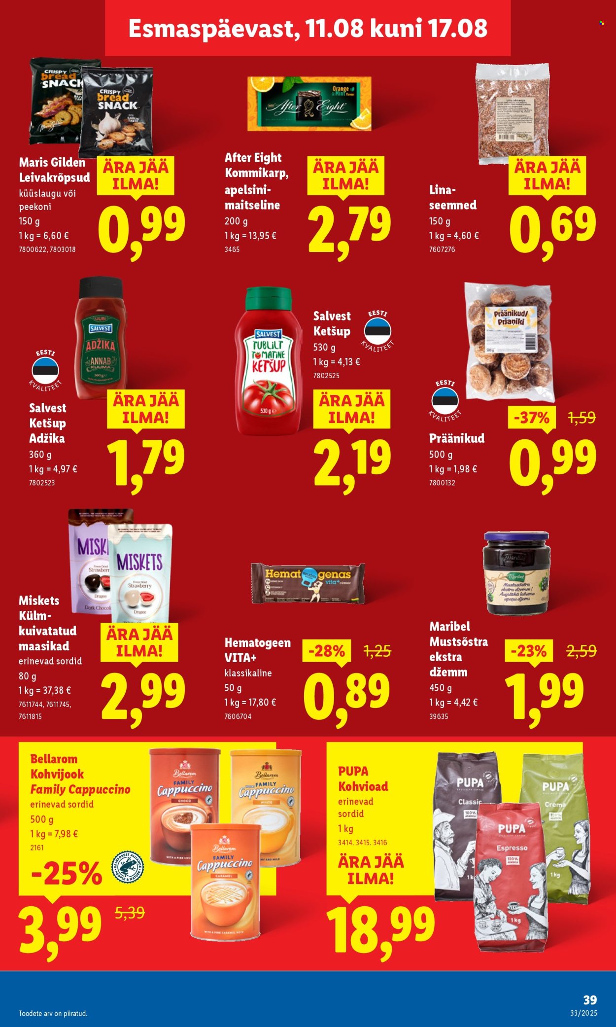 Lidl kliendileht - Kliendileht (14.08 - 17.08.2025)
