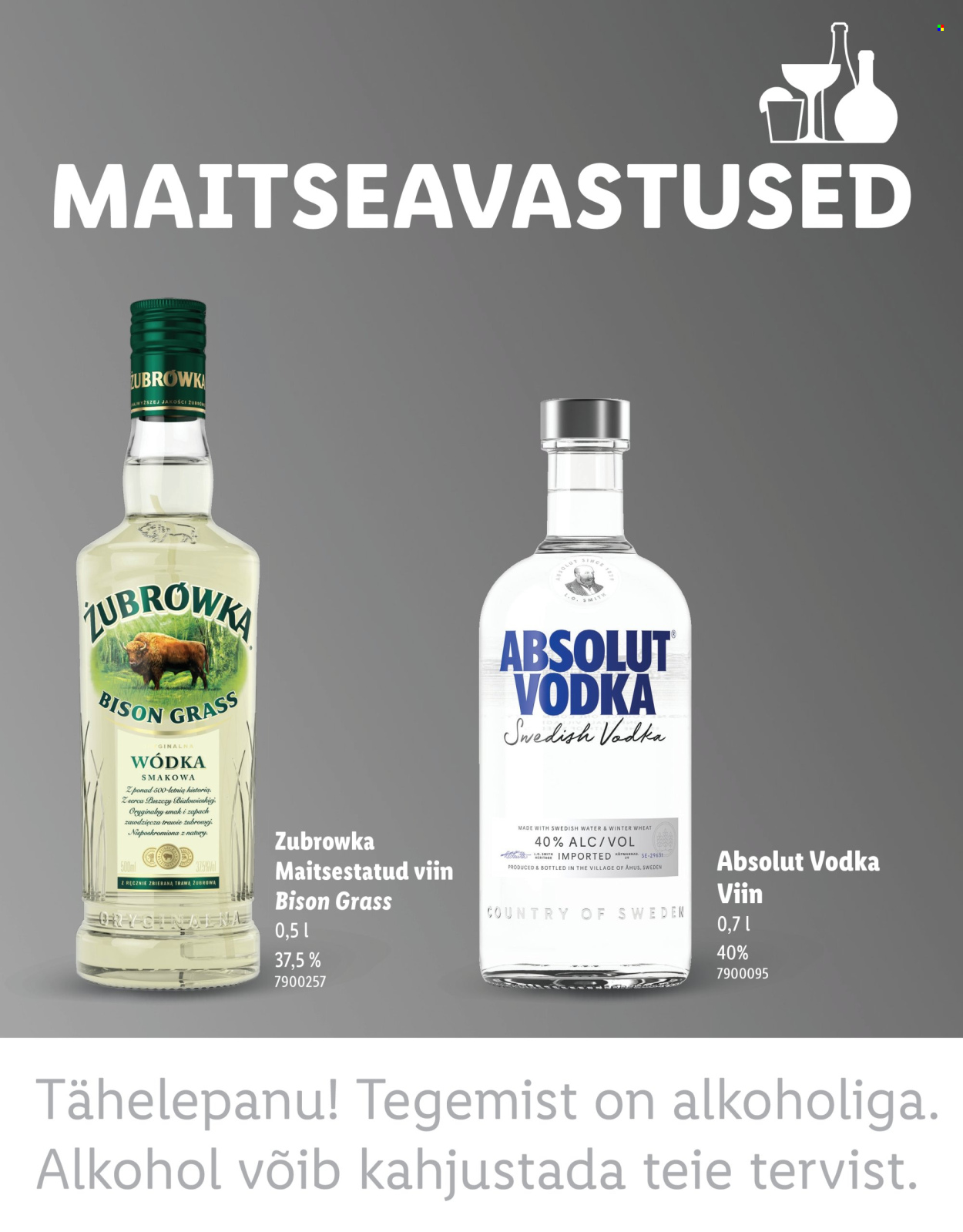 Lidl kliendileht - MAITSEAVASTUSED