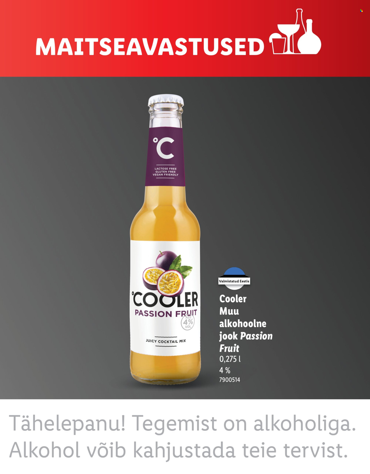 Lidl kliendileht - MAITSEAVASTUSED