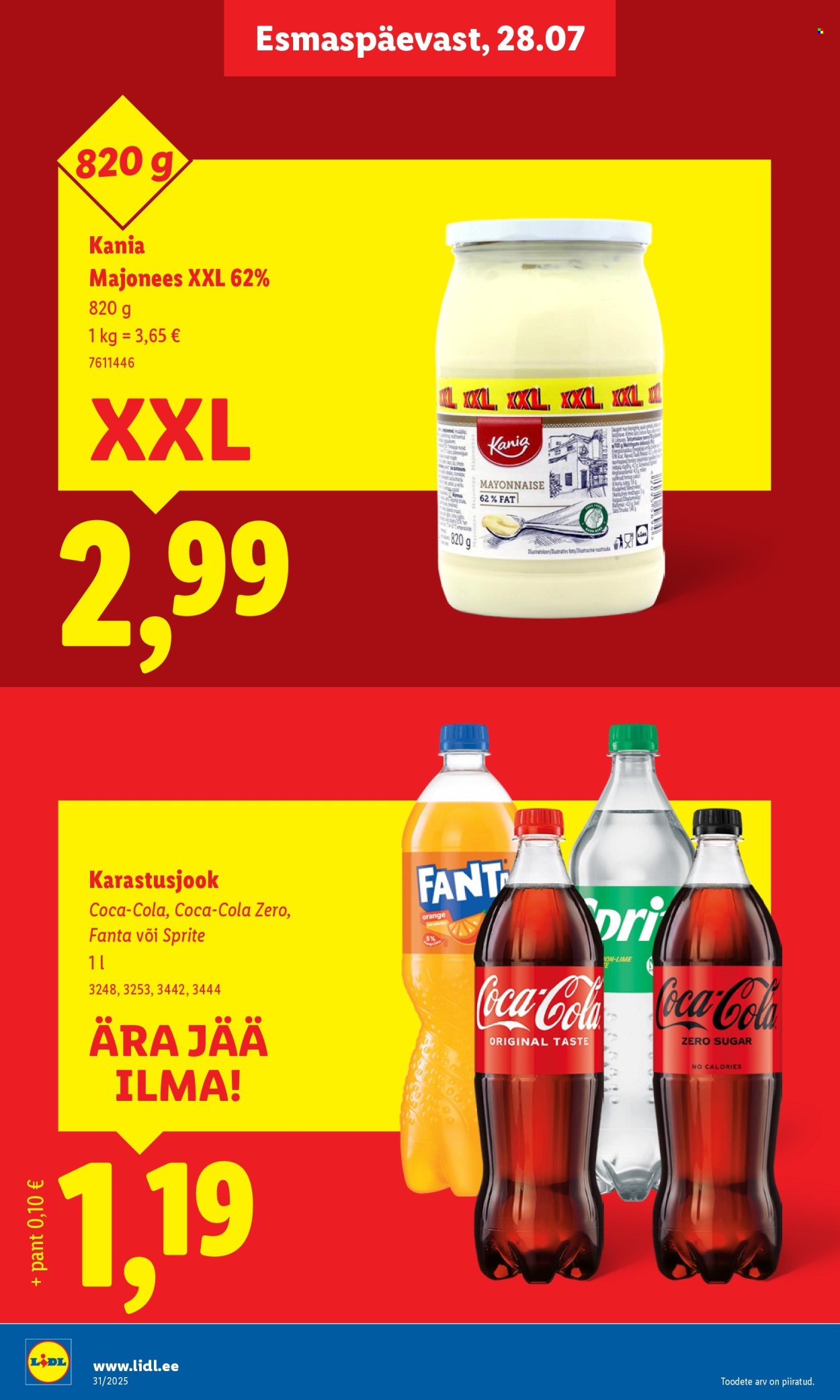 Lidl kliendileht - Kliendileht (28.07 - 3.08.2025)