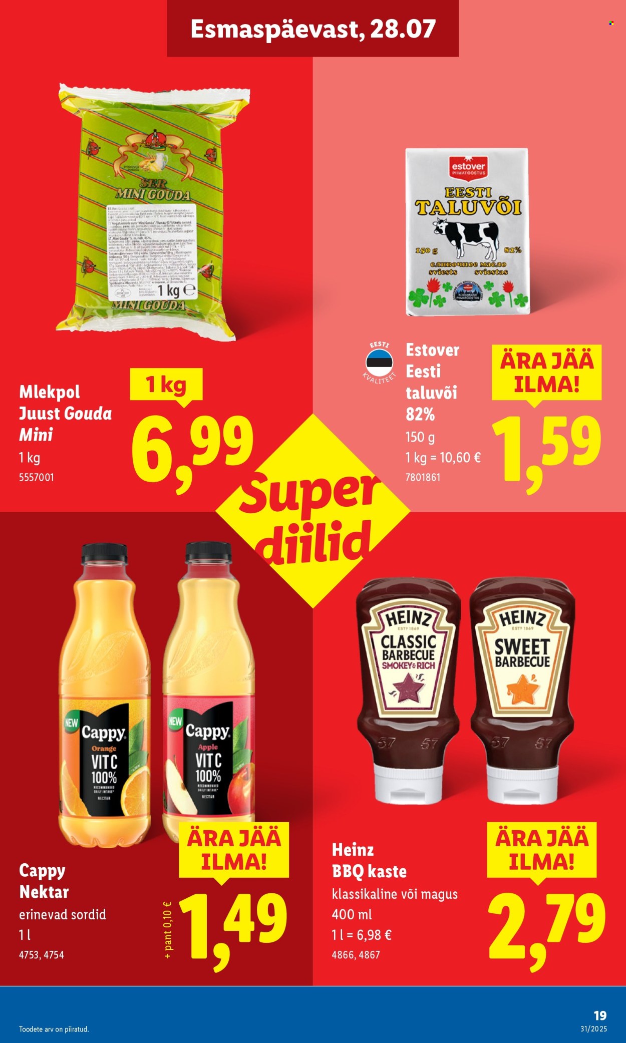 Lidl kliendileht - Kliendileht (28.07 - 3.08.2025)