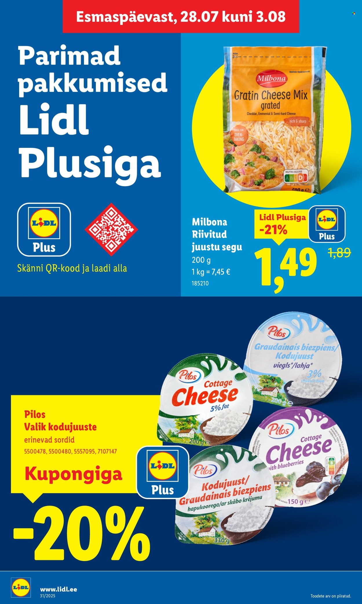 Lidl kliendileht - Kliendileht (28.07 - 3.08.2025)
