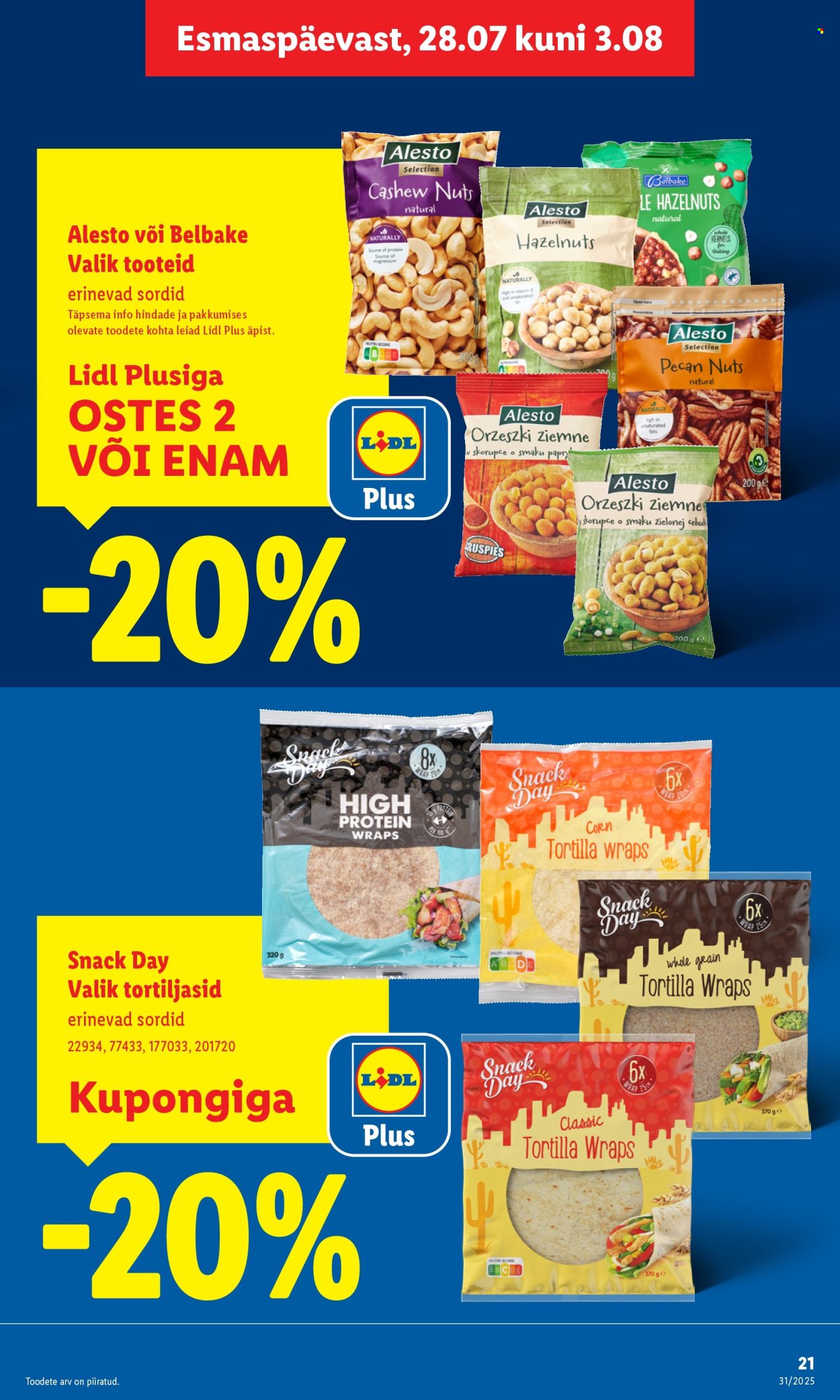 Lidl kliendileht - Kliendileht (28.07 - 3.08.2025)