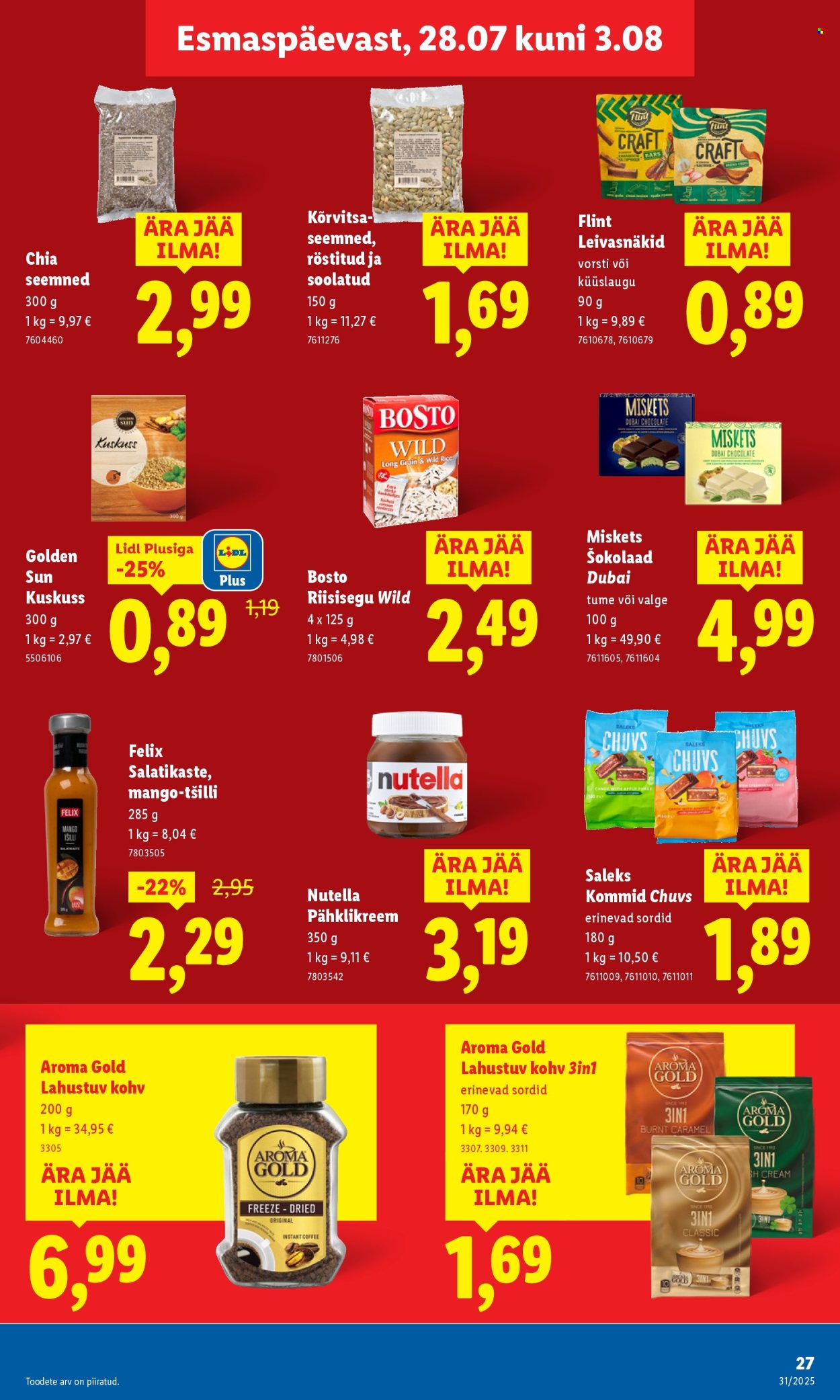 Lidl kliendileht - Kliendileht (28.07 - 3.08.2025)