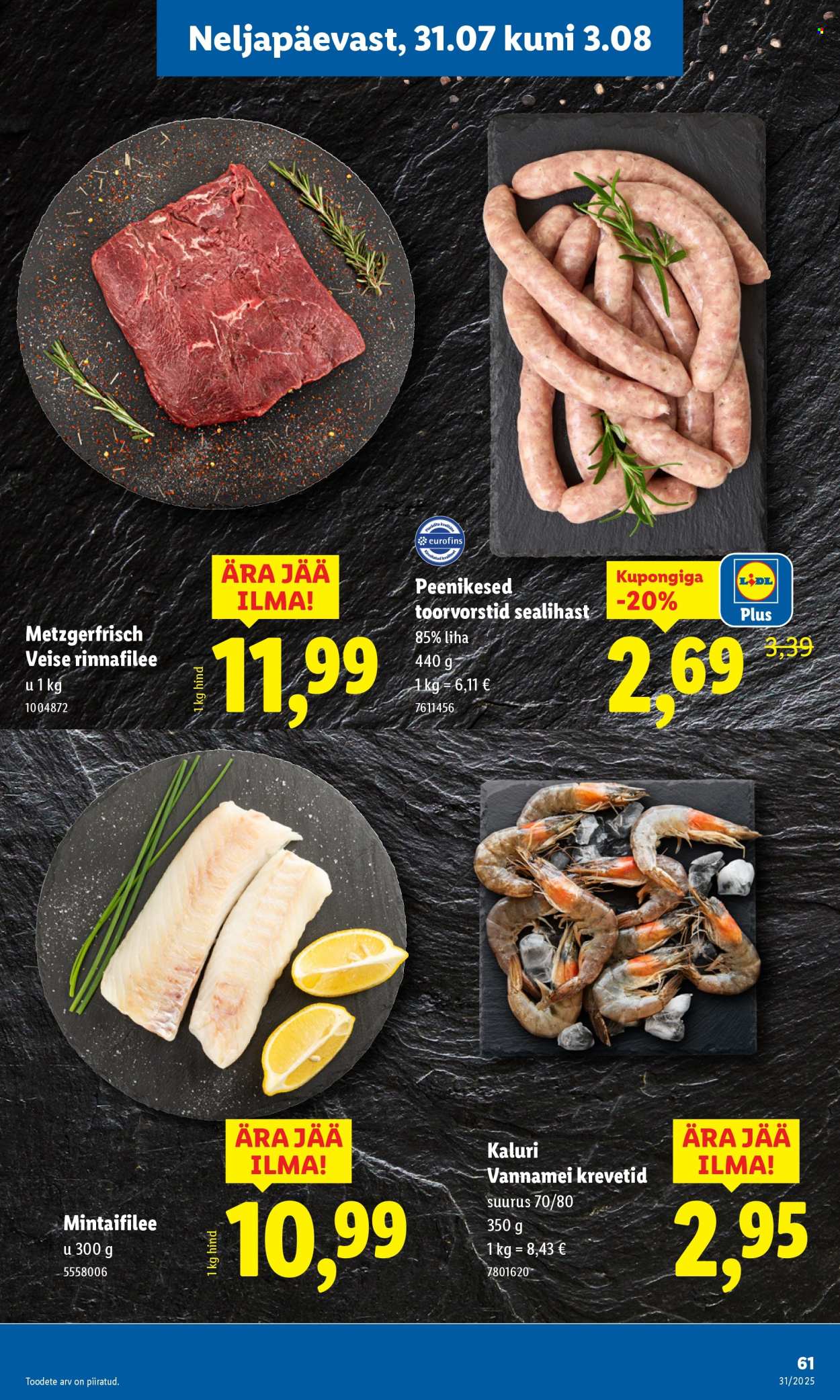 Lidl kliendileht - Kliendileht (28.07 - 3.08.2025)