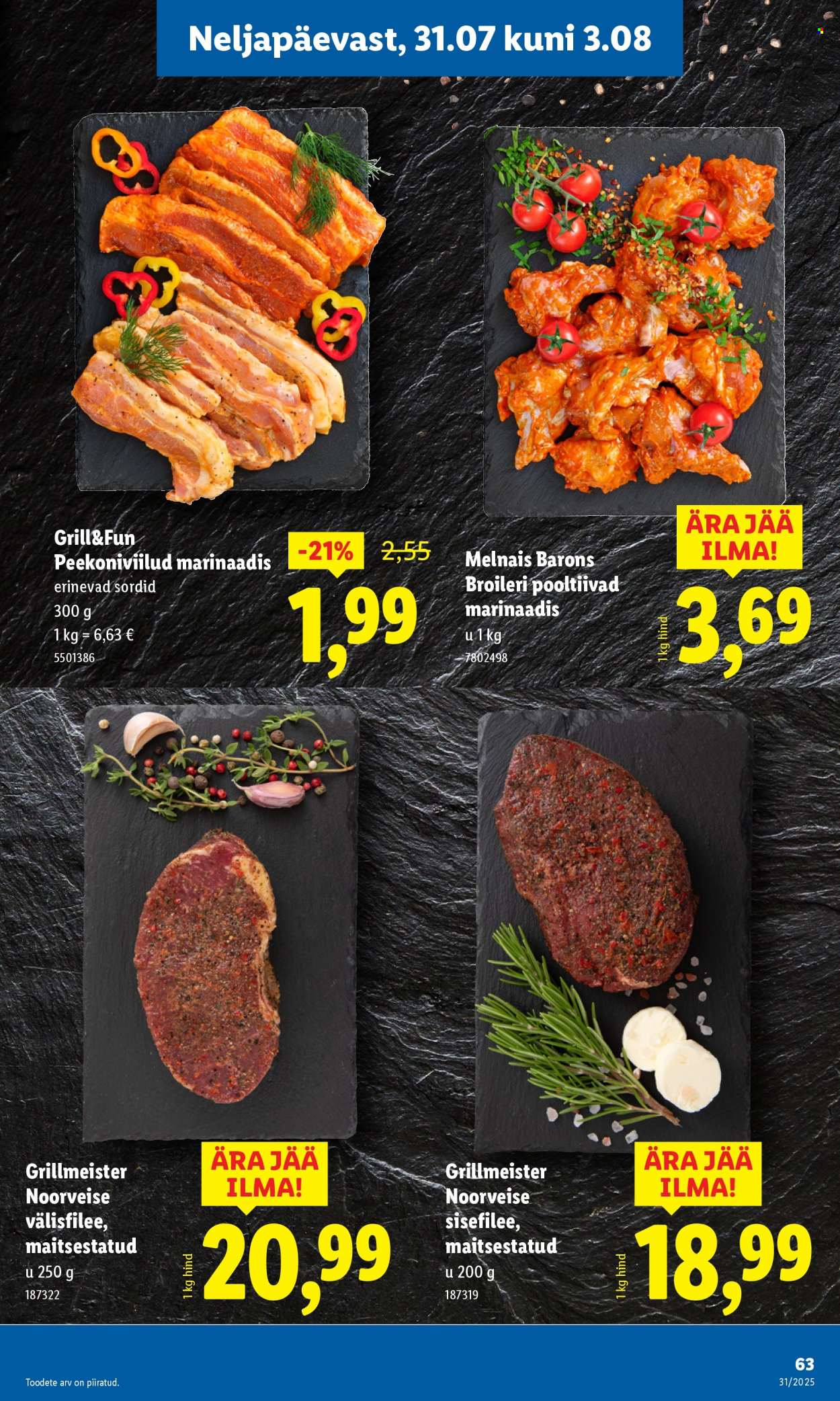 Lidl kliendileht - Kliendileht (28.07 - 3.08.2025)