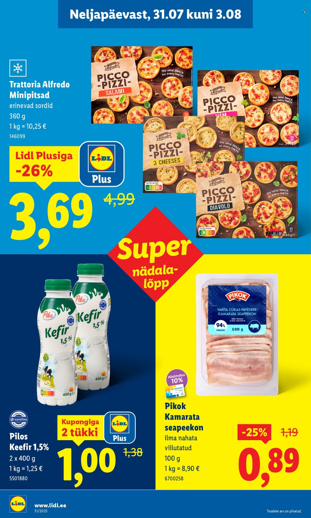 Lidl kliendileht - Kliendileht (28.07 - 3.08.2025)
