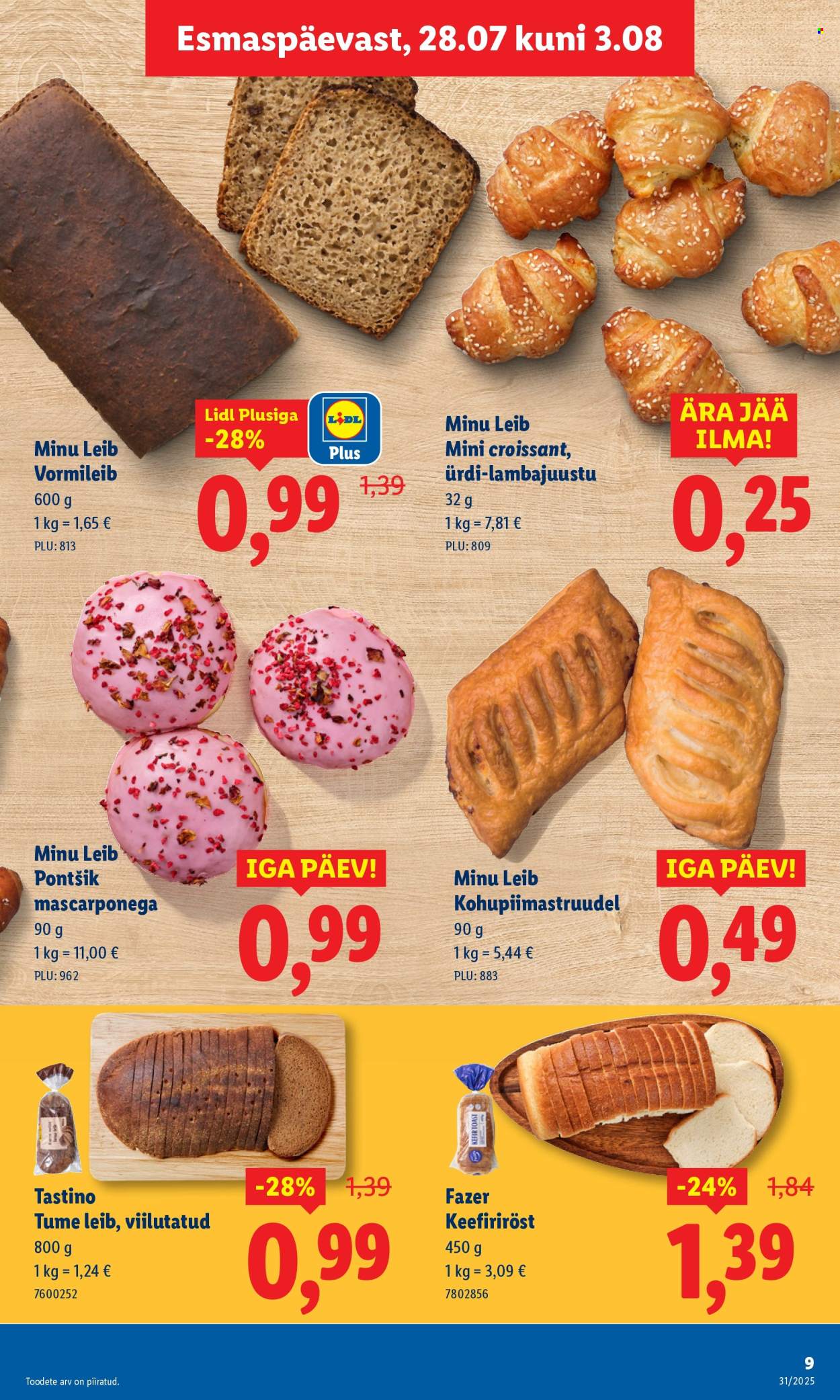 Lidl kliendileht - Kliendileht (28.07 - 3.08.2025)