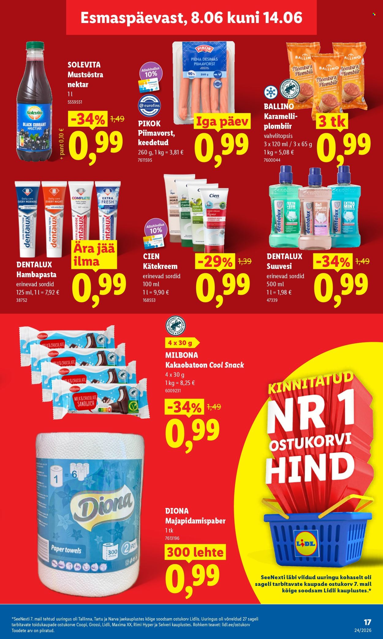 Lidl kliendileht (8.06 - 14.06.2026)