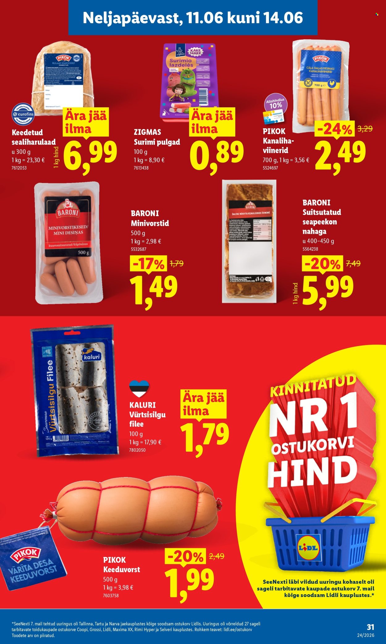 Lidl kliendileht (8.06 - 14.06.2026)