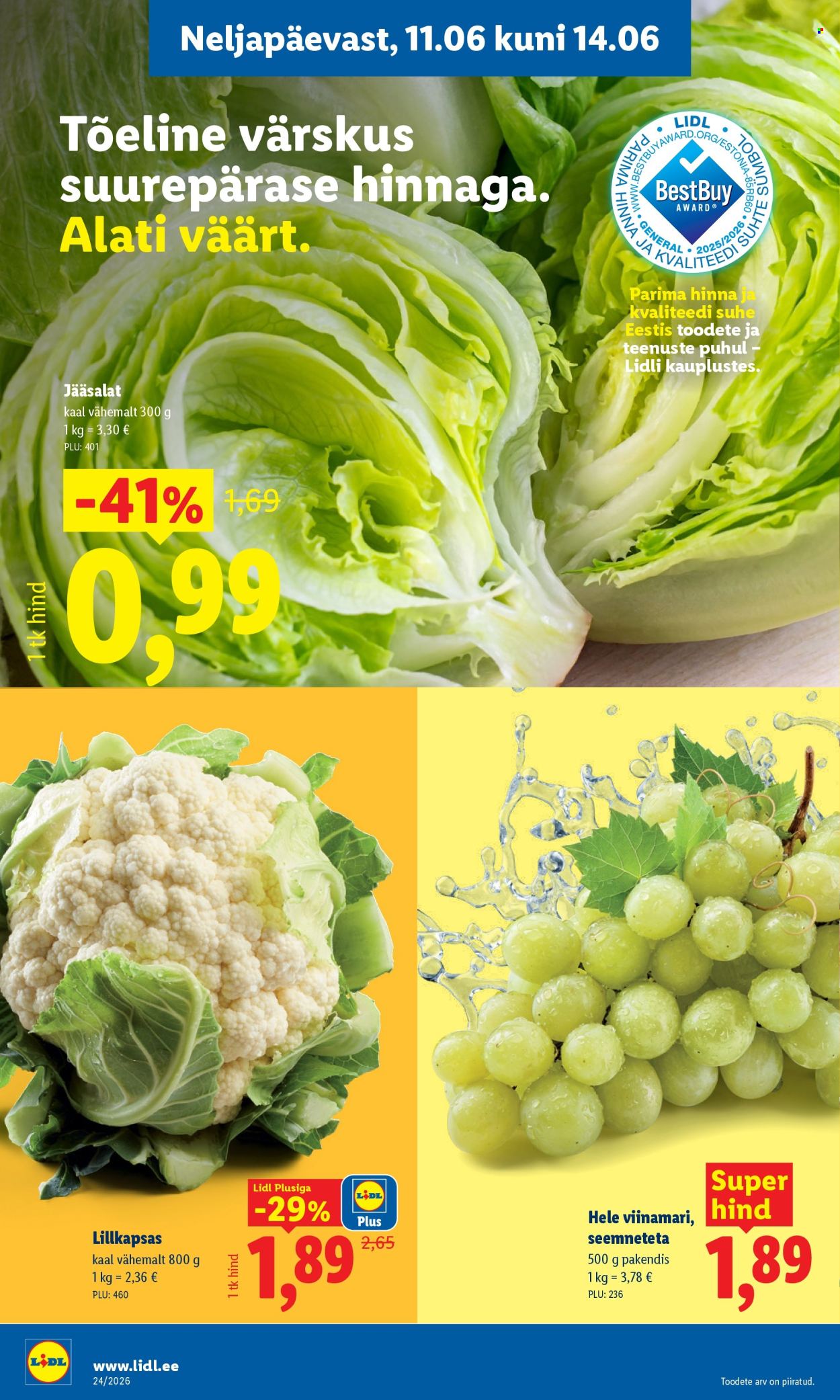 Lidl kliendileht (8.06 - 14.06.2026)