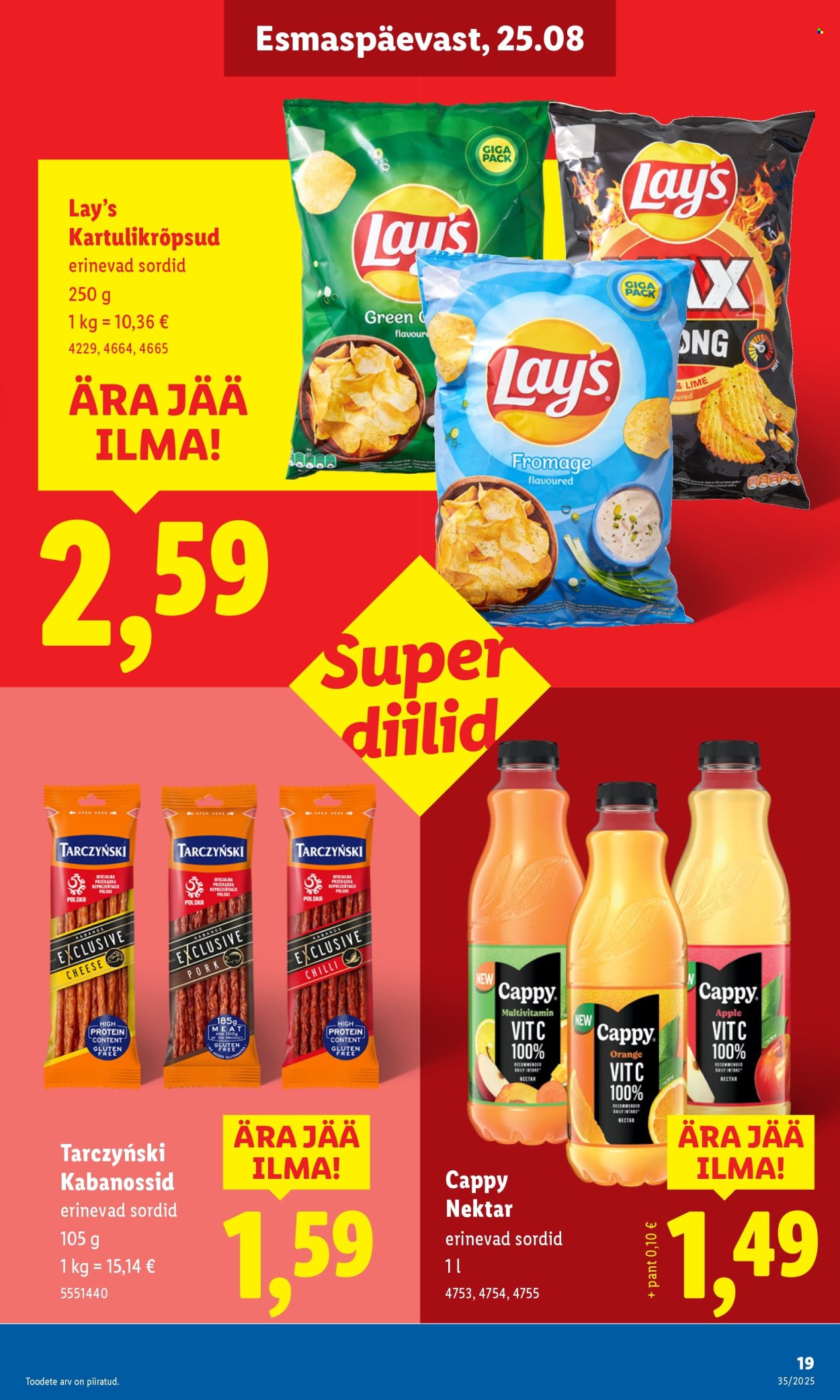 Lidl kliendileht - Kliendileht (25.08 - 31.08.2025)
